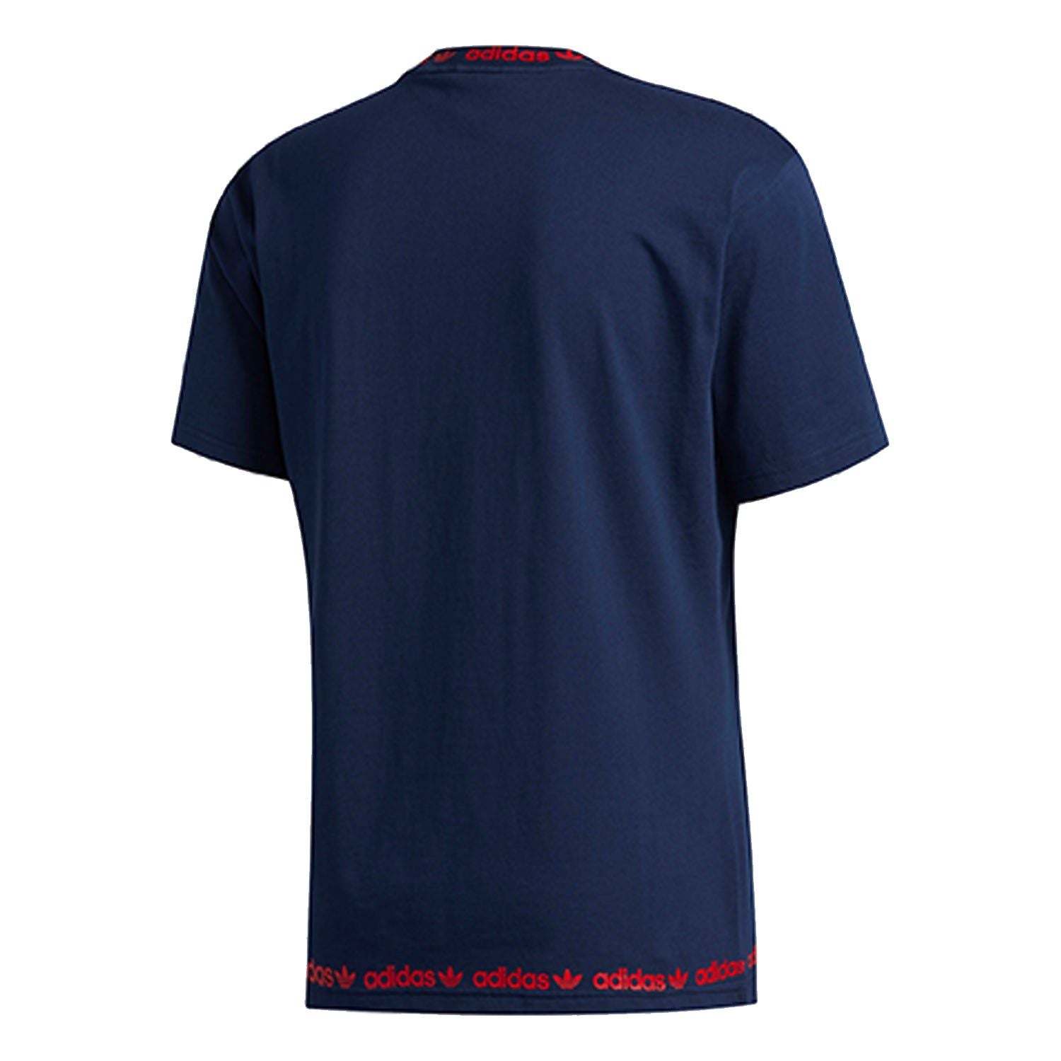 adidas Originals Linear Logo Repeat T-Shirt - Navy - ViaductClothing -  -  