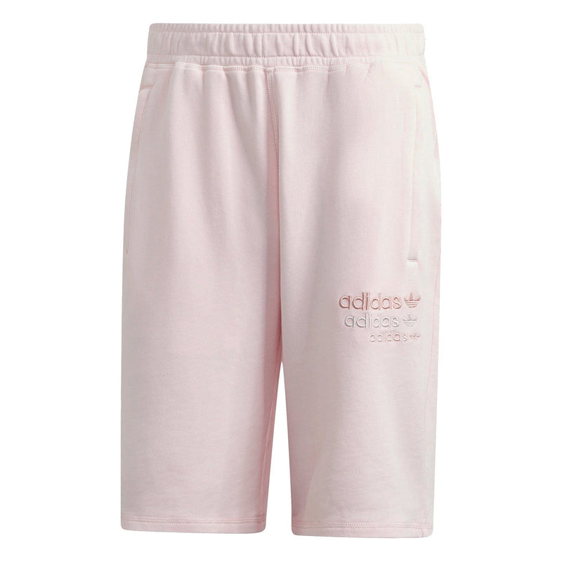 adidas Originals Linear Logo Sweat Shorts - Halo Pink - ViaductClothing -  -  