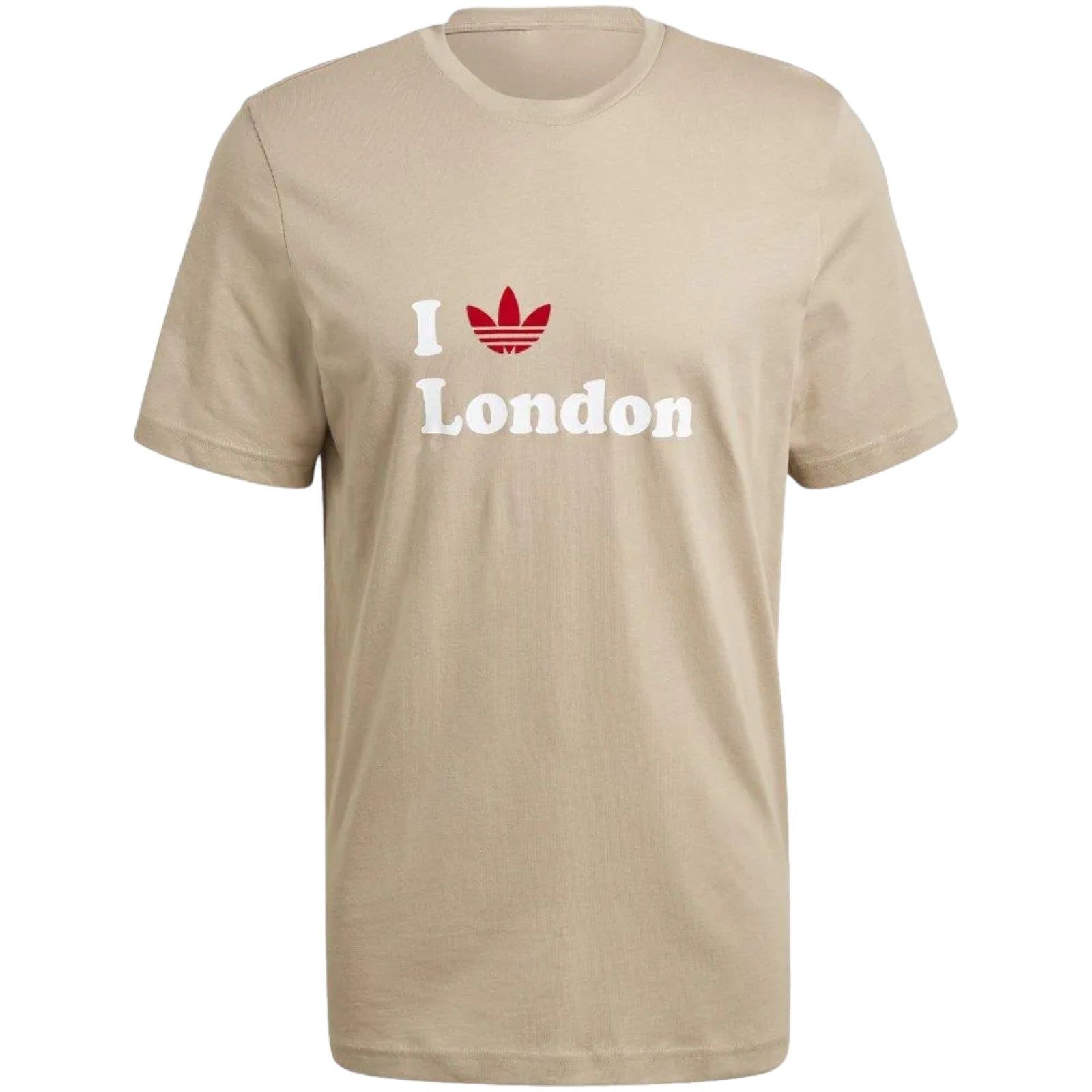 adidas Originals London Trefoil T-Shirt - Beige - ViaductClothing -  -  