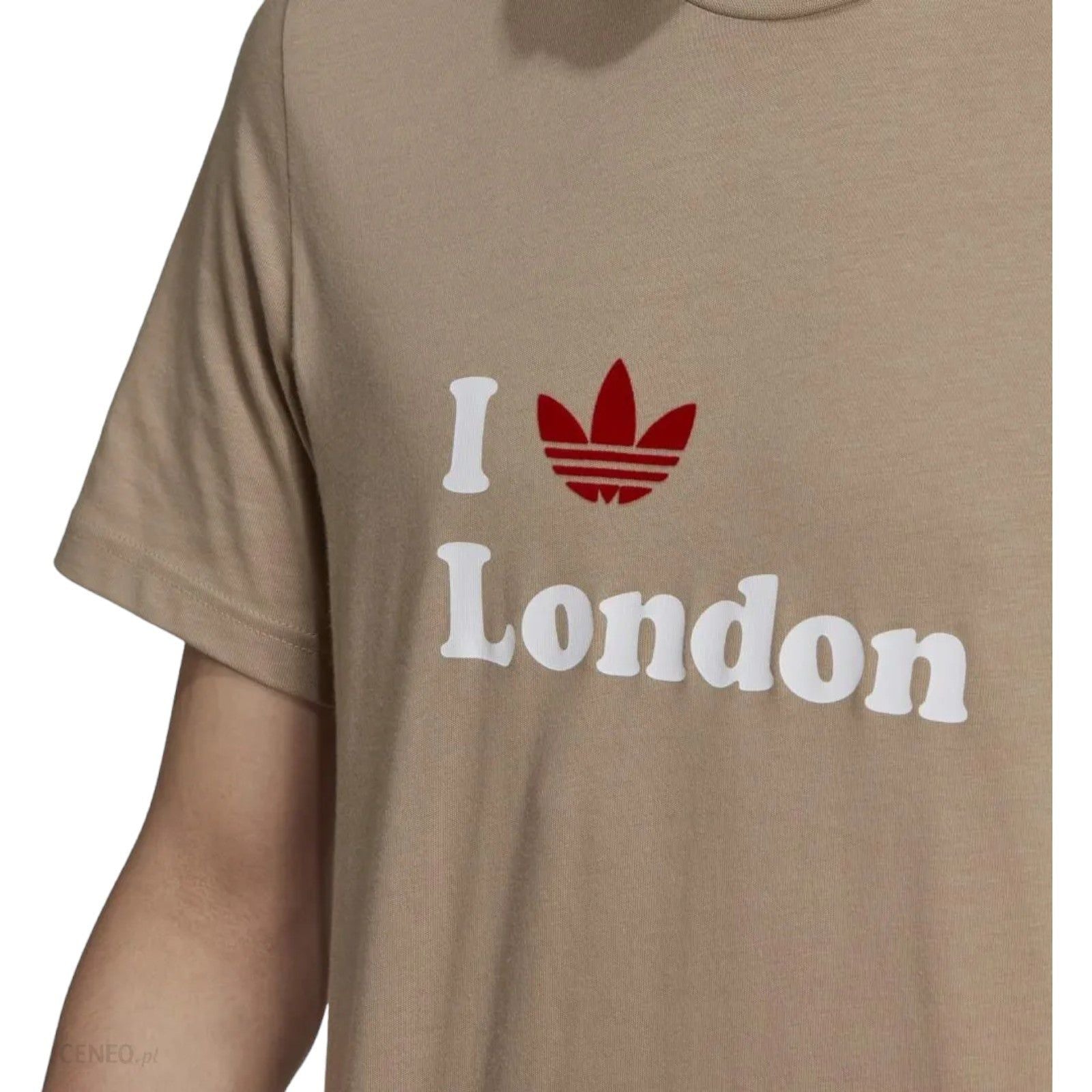 adidas Originals London Trefoil T-Shirt - Beige - ViaductClothing -  -  