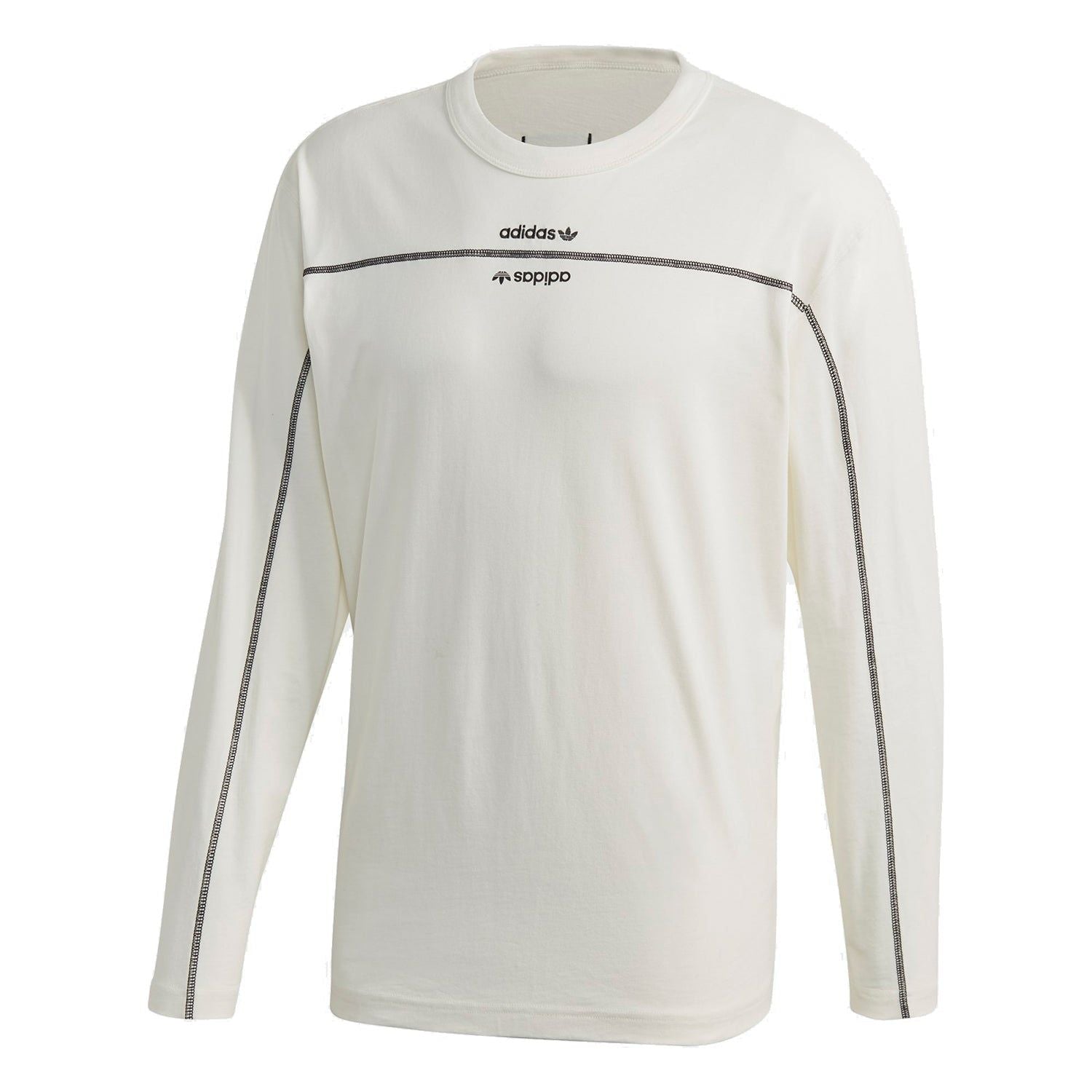 adidas Originals Long Sleeve R.Y.V Tee - Off White - ViaductClothing -  -  