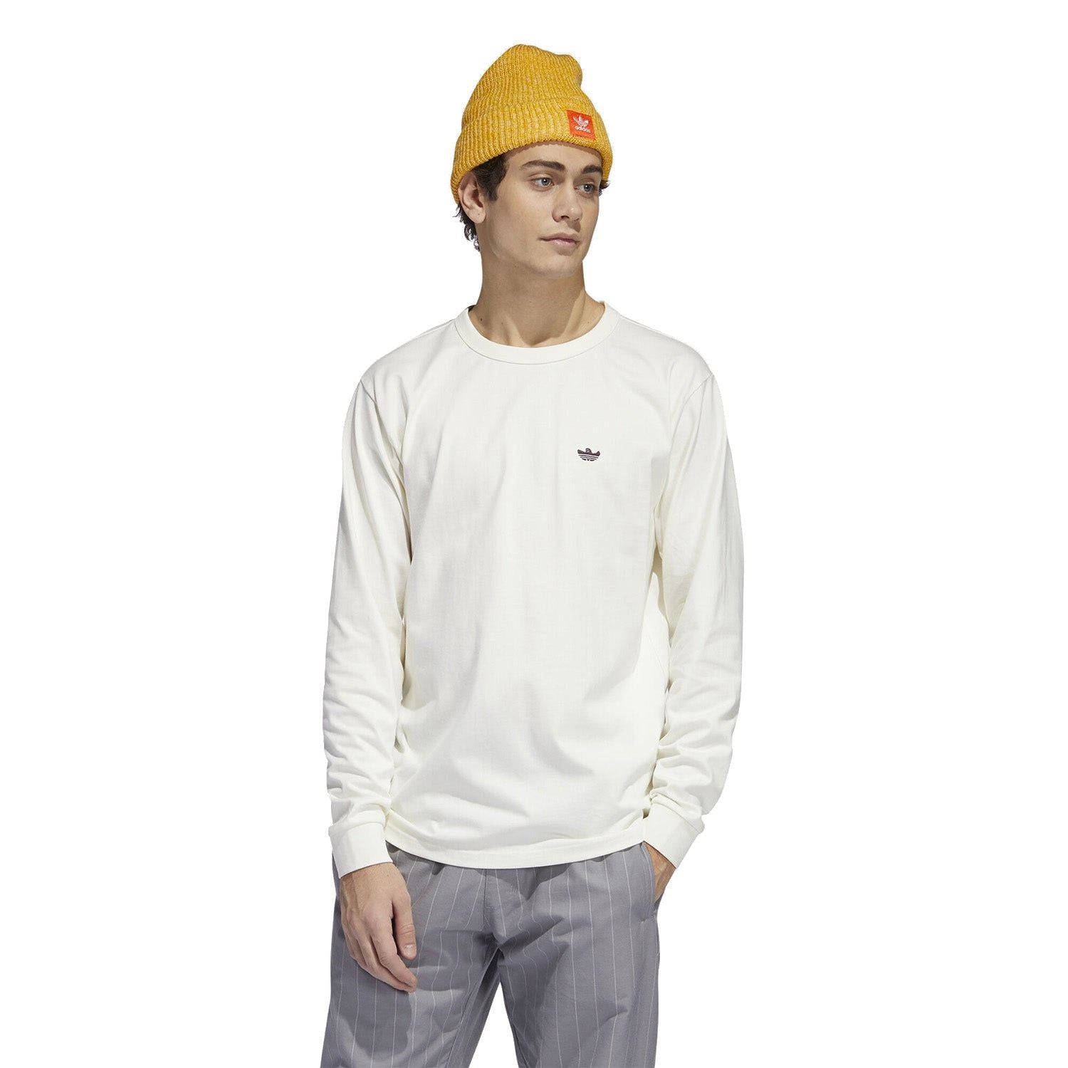 adidas Originals Long Sleeve Shmoo Tee (Gender Neutral) - Off White - ViaductClothing -  -  