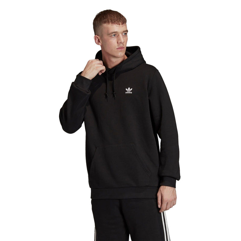 adidas Originals Loungewear Trefoil Essentials Hoodie Black FM9956 ViaductClothing