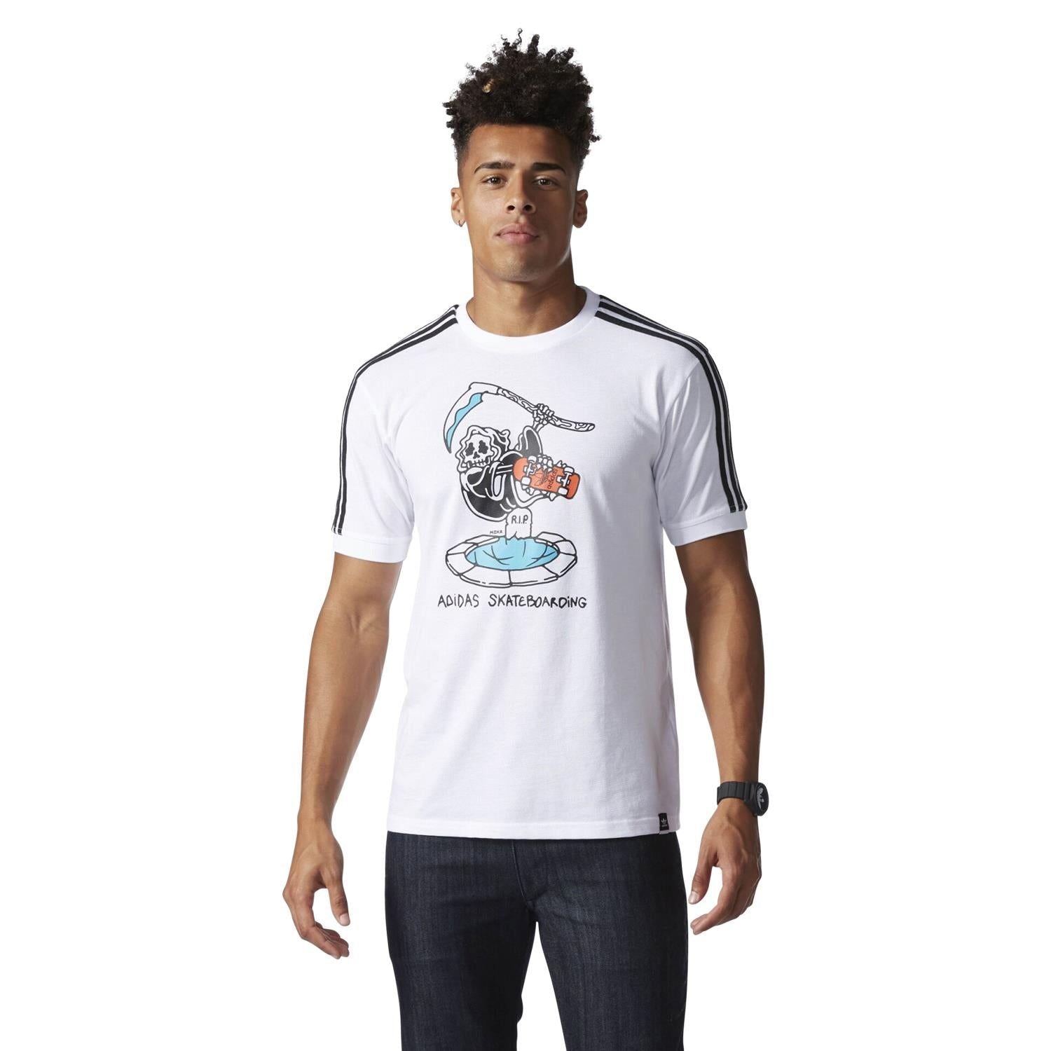 adidas Originals MEKA Death Jersey - White - ViaductClothing -  -  