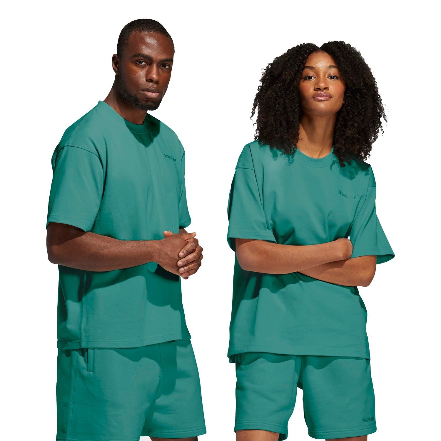 adidas Originals Men's Pharrell Williams Basics Tee - Green - ViaductClothing -  -  