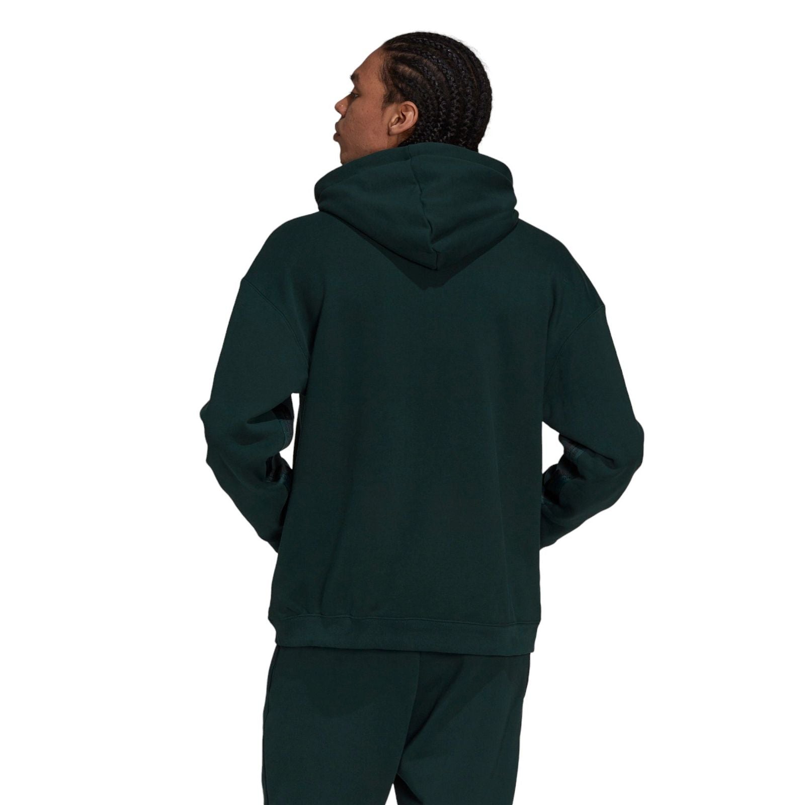 adidas Originals Mens R.Y.V. Loose Fit Hoodie - Green Night - ViaductClothing -  -  
