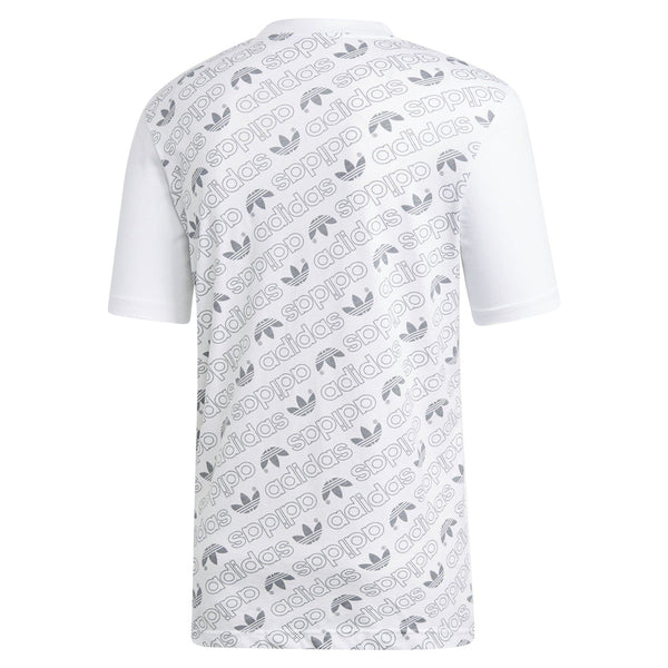 adidas Originals Monogram T Shirt - White - ViaductClothing -  -  