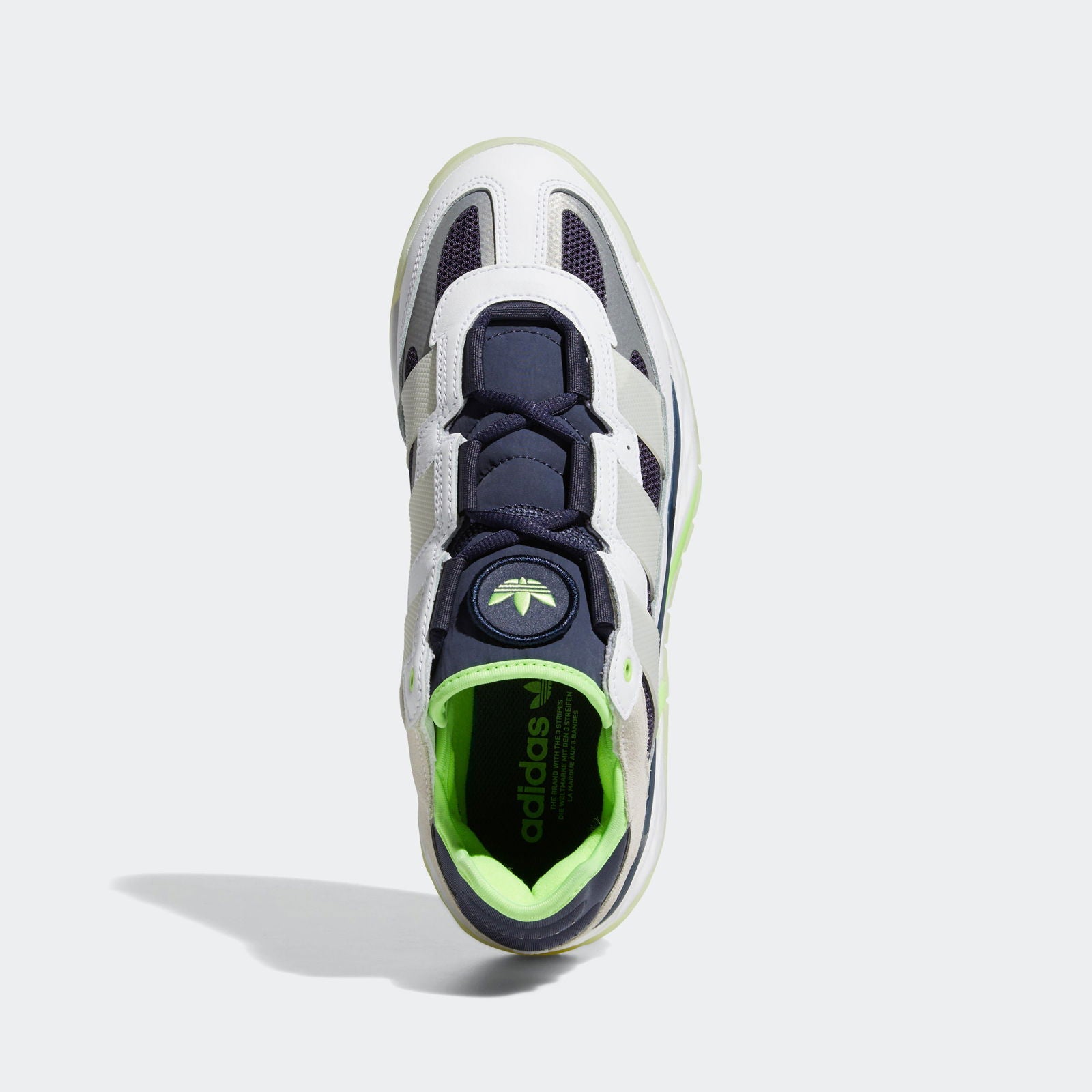 adidas Originals Niteball Shoes - White, Navy & Green - ViaductClothing -  -  