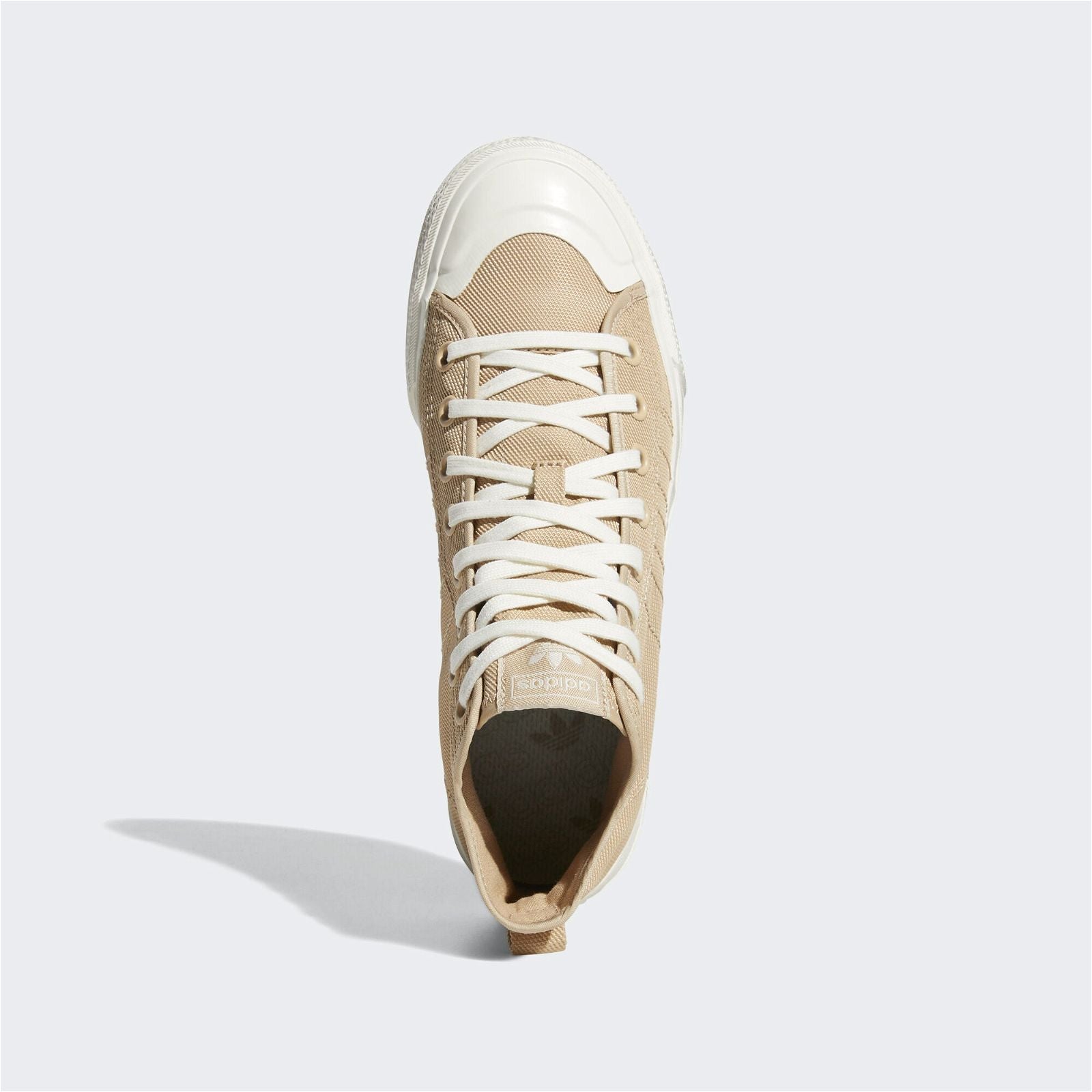 adidas Originals Nizza Hi RF Shoes - Pale Nude - ViaductClothing -  -  