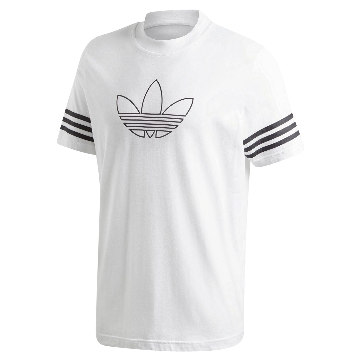 adidas Originals Outline T-Shirt - White - ViaductClothing -  -  