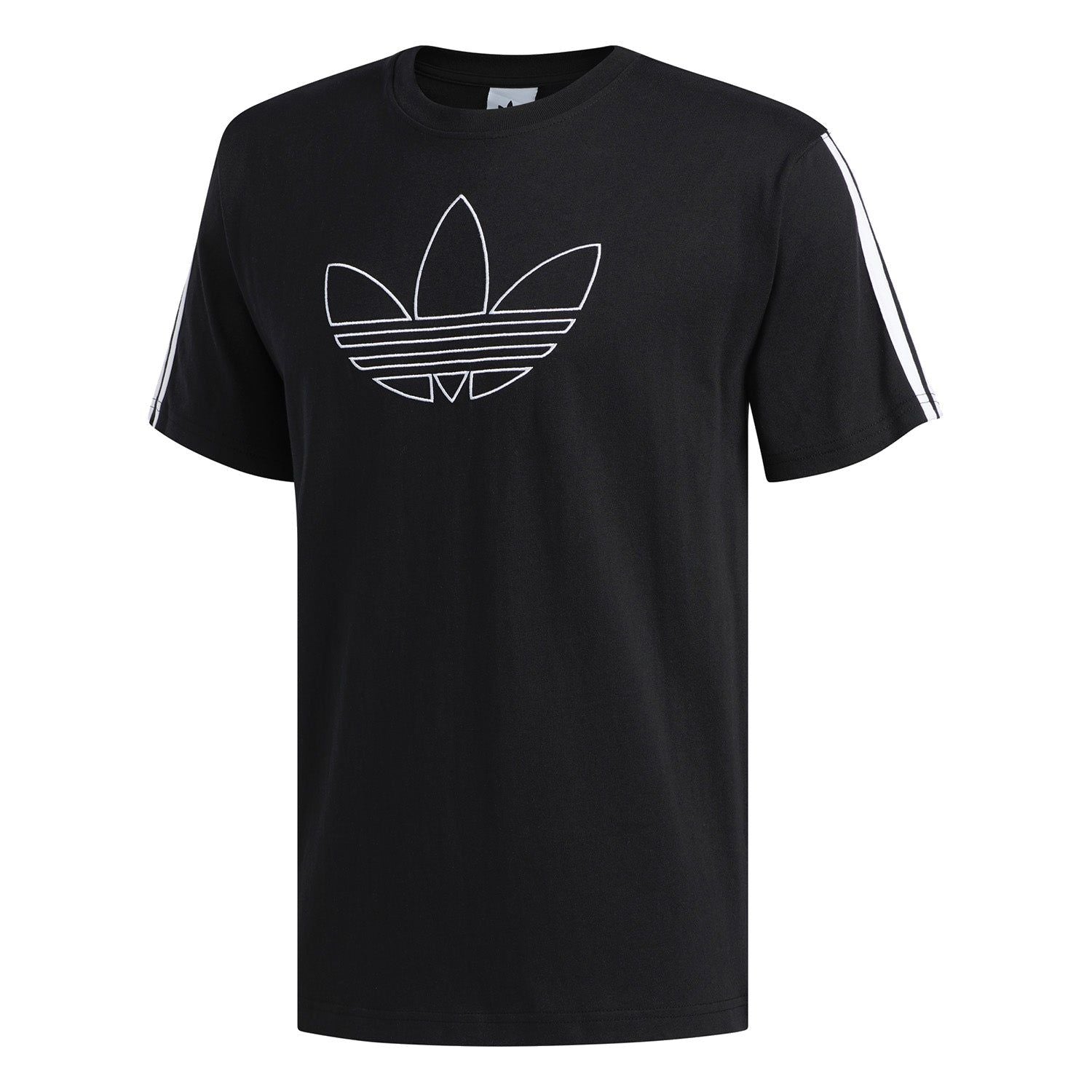 adidas Originals Outline Trefoil Tee - Black - ViaductClothing -  -  