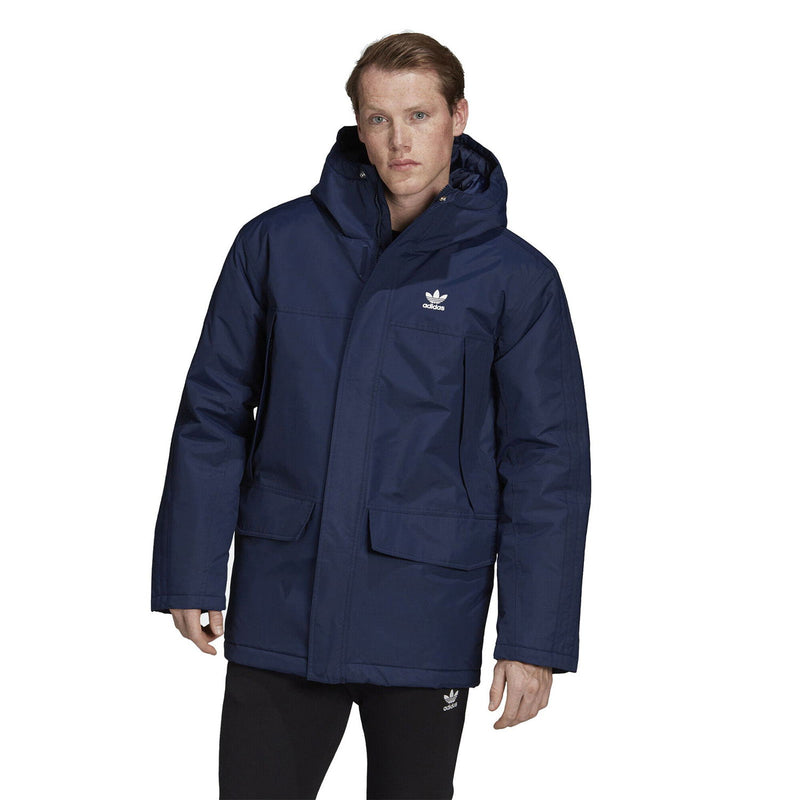 adidas Originals Padded Parka - Navy - ViaductClothing -  -  