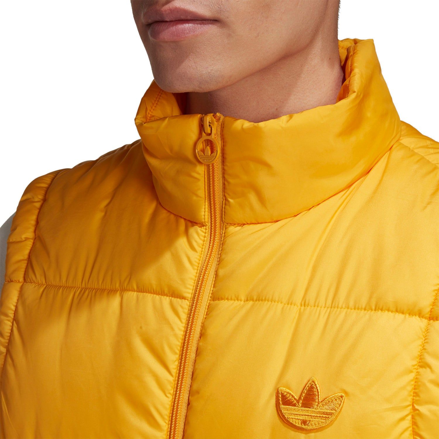 adidas Originals Padded Puffer Gilet - Gold Yellow - ViaductClothing -  -  