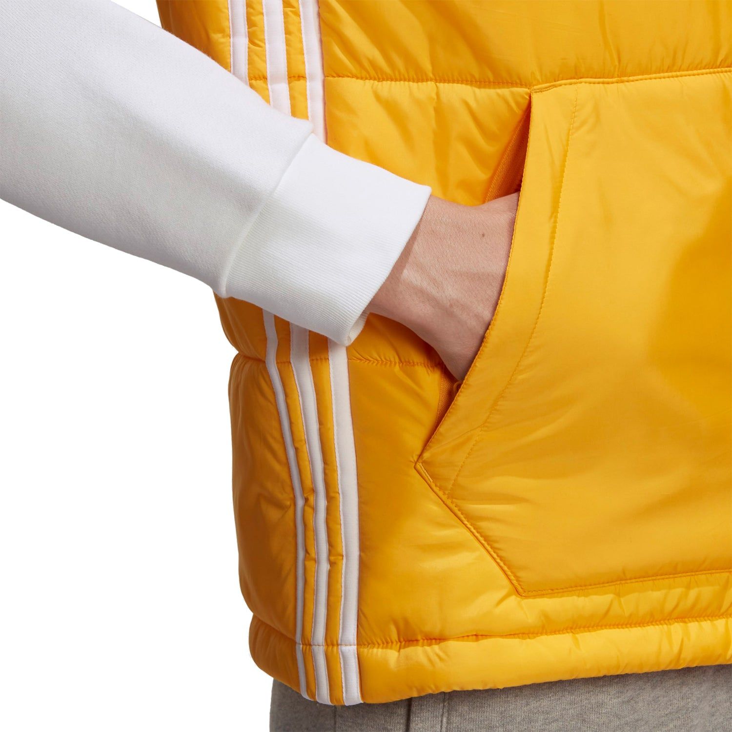 adidas Originals Padded Puffer Gilet - Gold Yellow - ViaductClothing -  -  