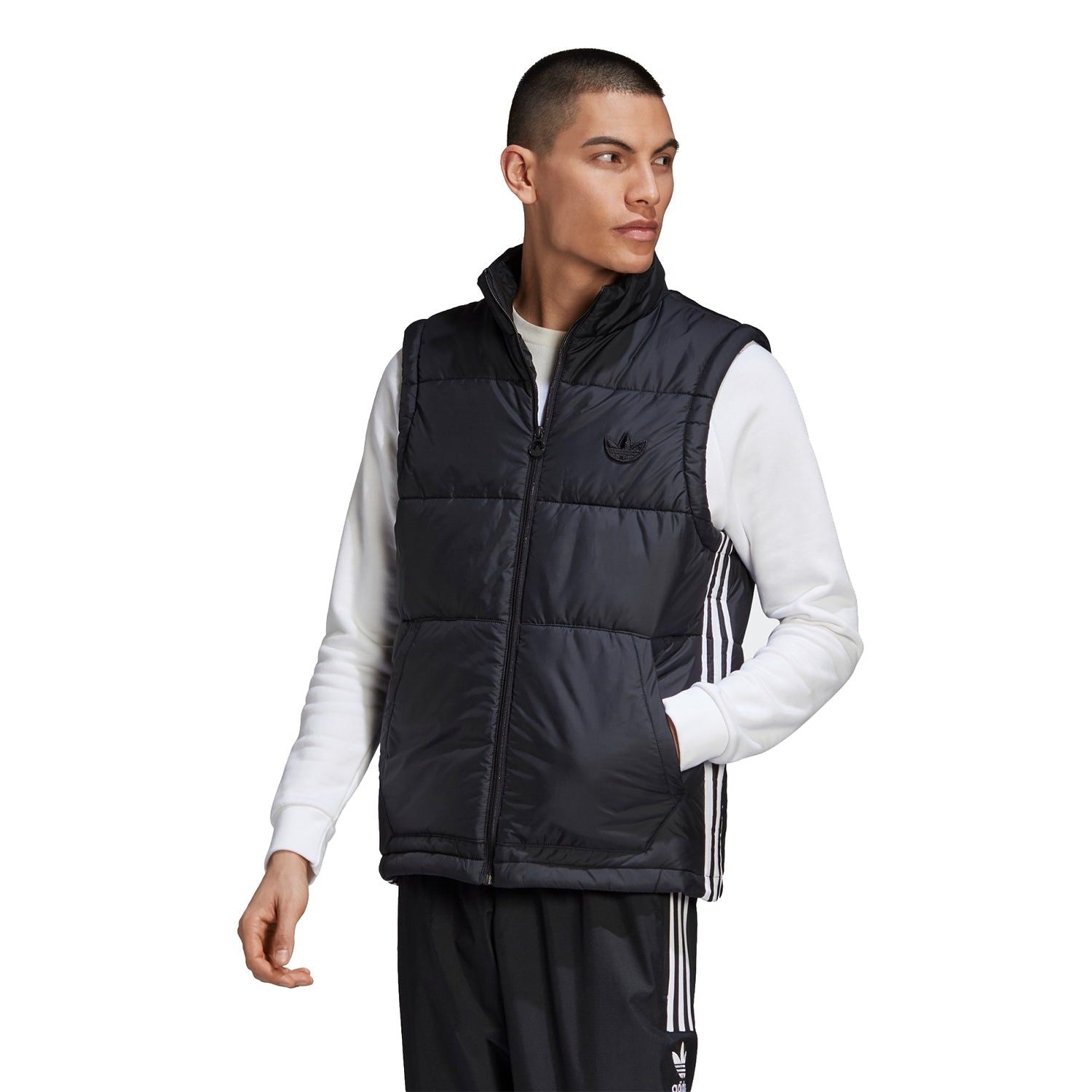 adidas Originals Padded Puffer Vest - Black - ViaductClothing -  -  
