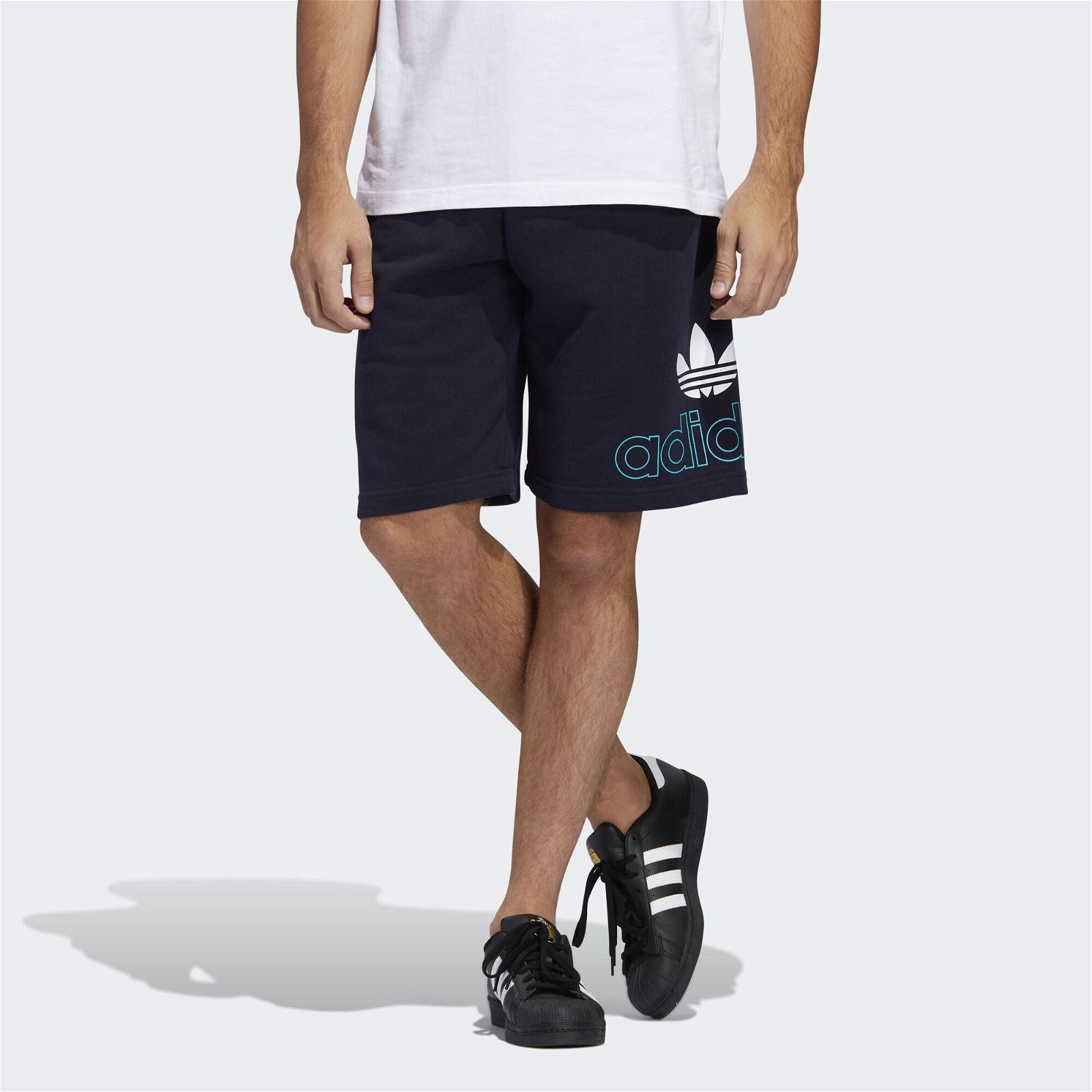 adidas Originals Pre-Game Shorts - Navy - ViaductClothing -  -  
