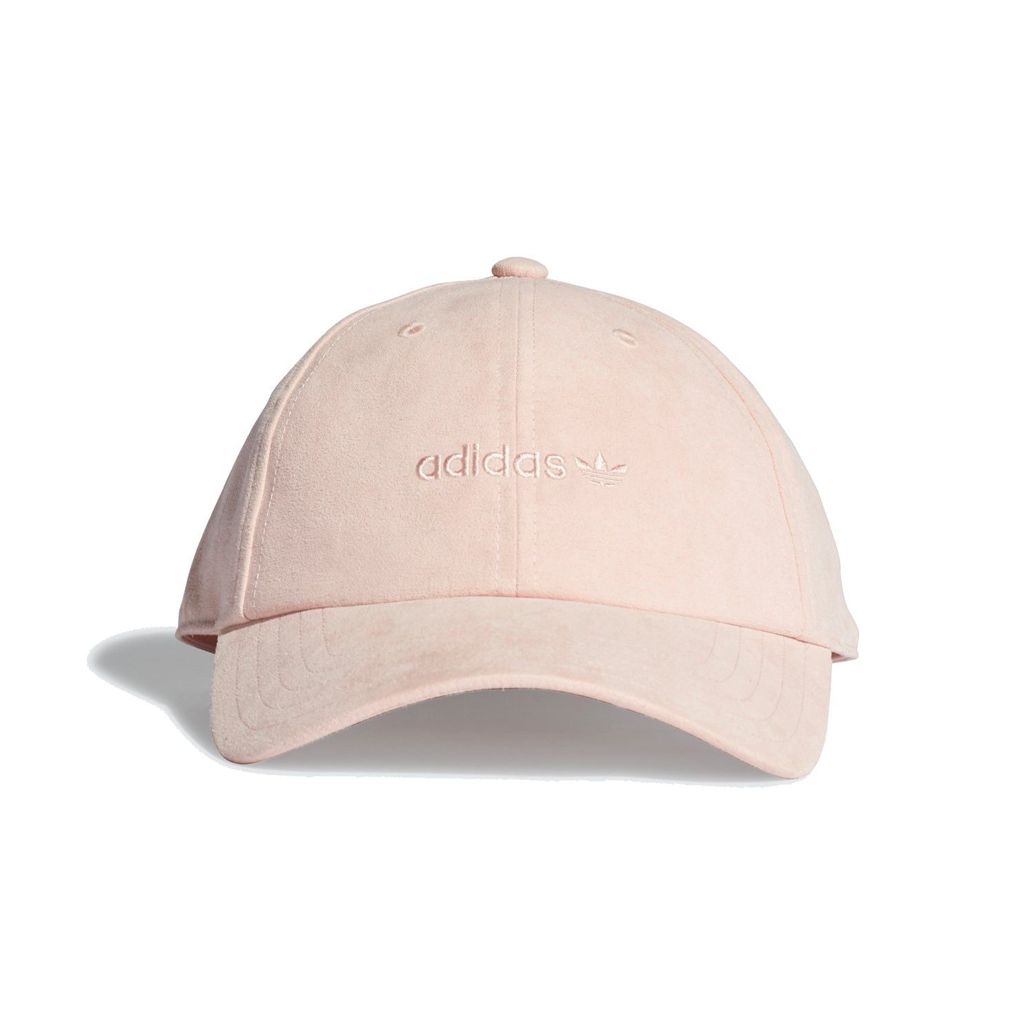 adidas Originals Premium Essentials Suede Baseball Cap - Pink - ViaductClothing -  -  