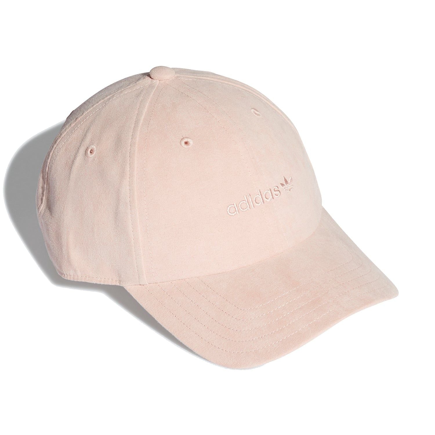 adidas Originals Premium Essentials Suede Baseball Cap - Pink - ViaductClothing -  -  