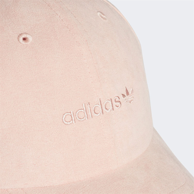 adidas Originals Premium Essentials Suede Baseball Cap - Pink - ViaductClothing -  -  
