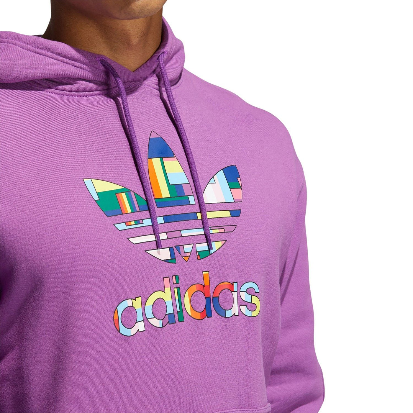 adidas Originals Pride Flag Fill Hoodie Purple