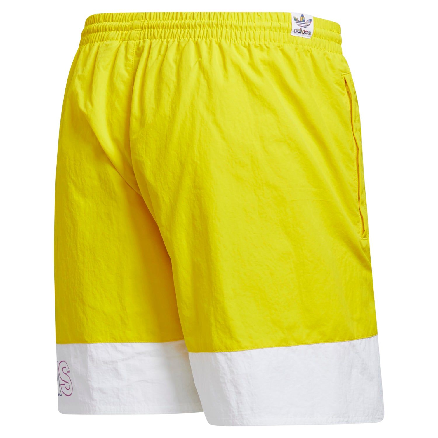 adidas Originals Pride Freestyle Woven Shorts - Yellow - ViaductClothing -  -  