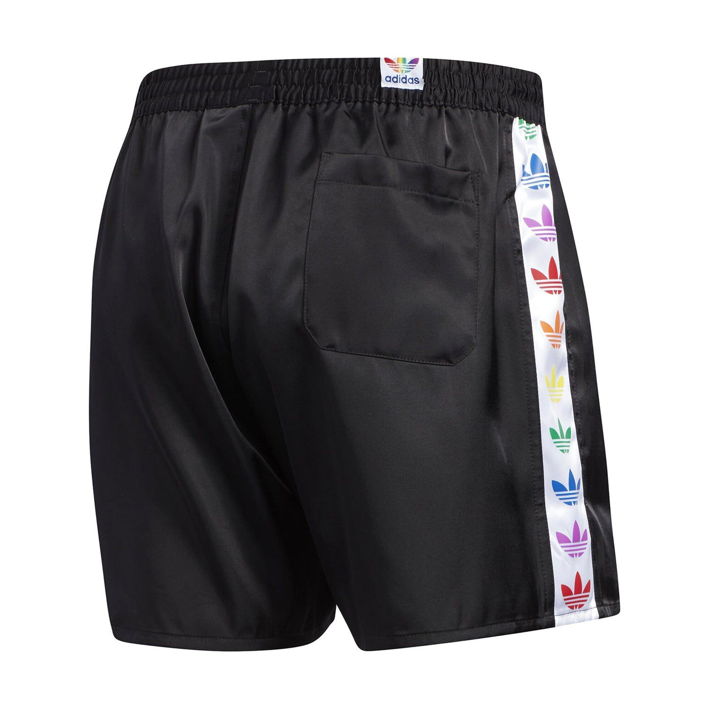adidas Originals Pride Trefoil Tape Shorts Black ViaductClothing