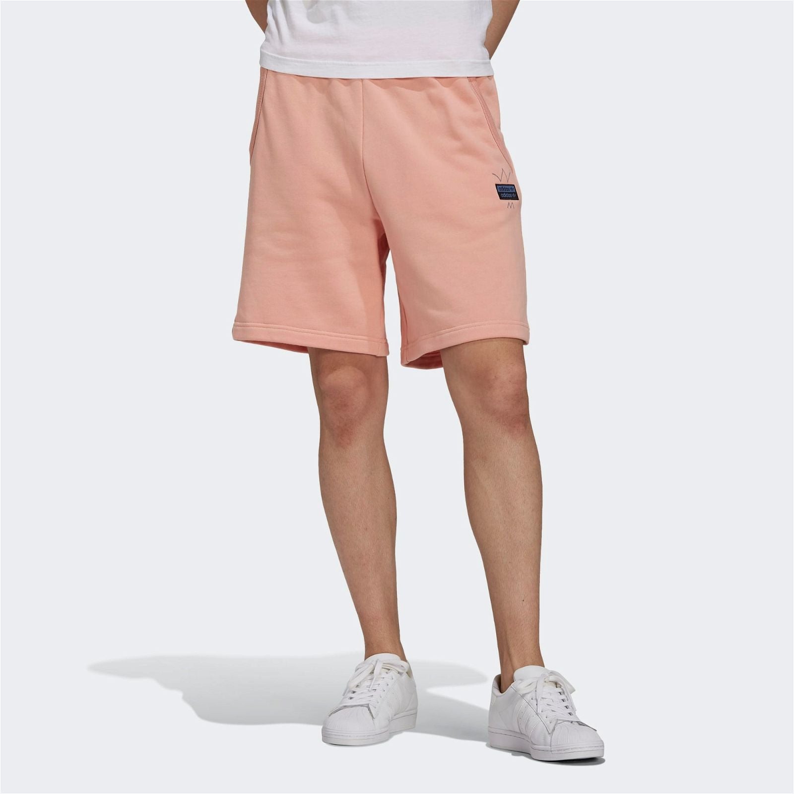 adidas Originals R.Y.V. Abstract Trefoil Shorts - Pink - ViaductClothing -  -  