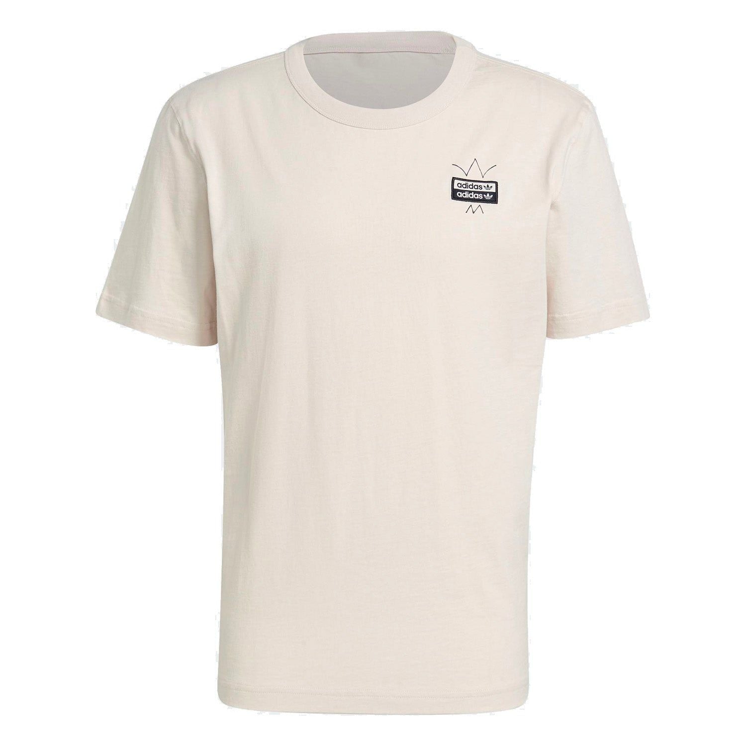 adidas Originals R.Y.V. Abstract Trefoil Tee - Beige - ViaductClothing -  -  