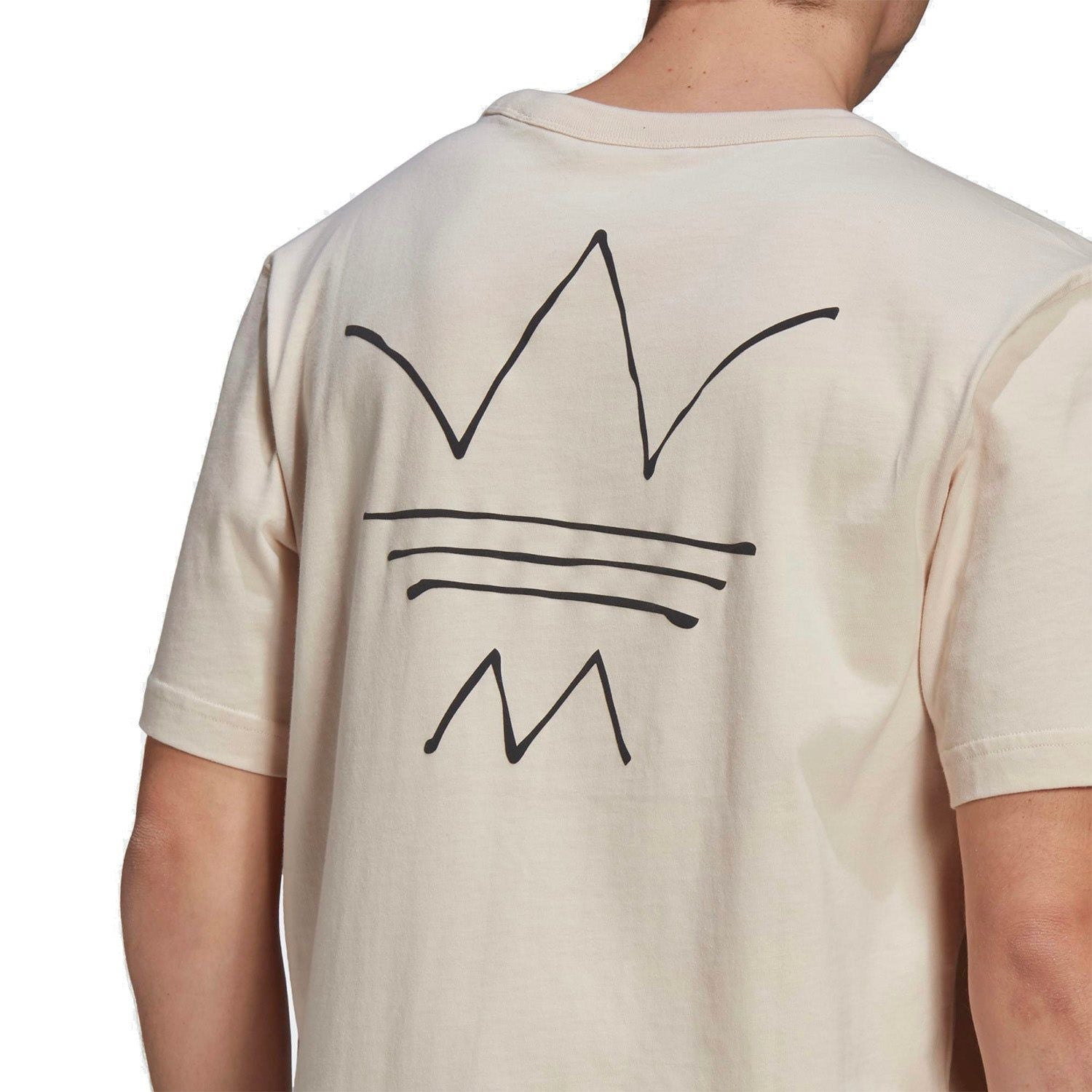 adidas Originals R.Y.V. Abstract Trefoil Tee - Beige - ViaductClothing -  -  
