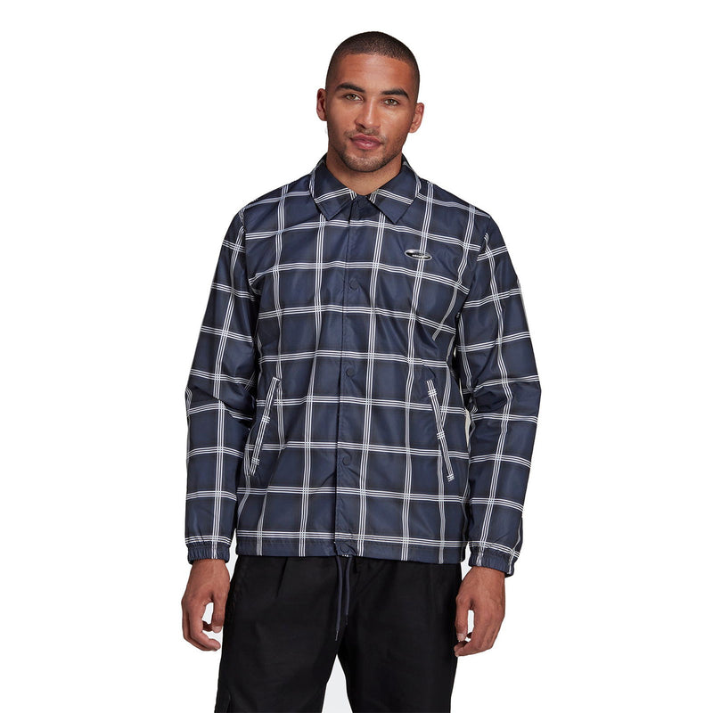 Adidas tartan jacket clearance