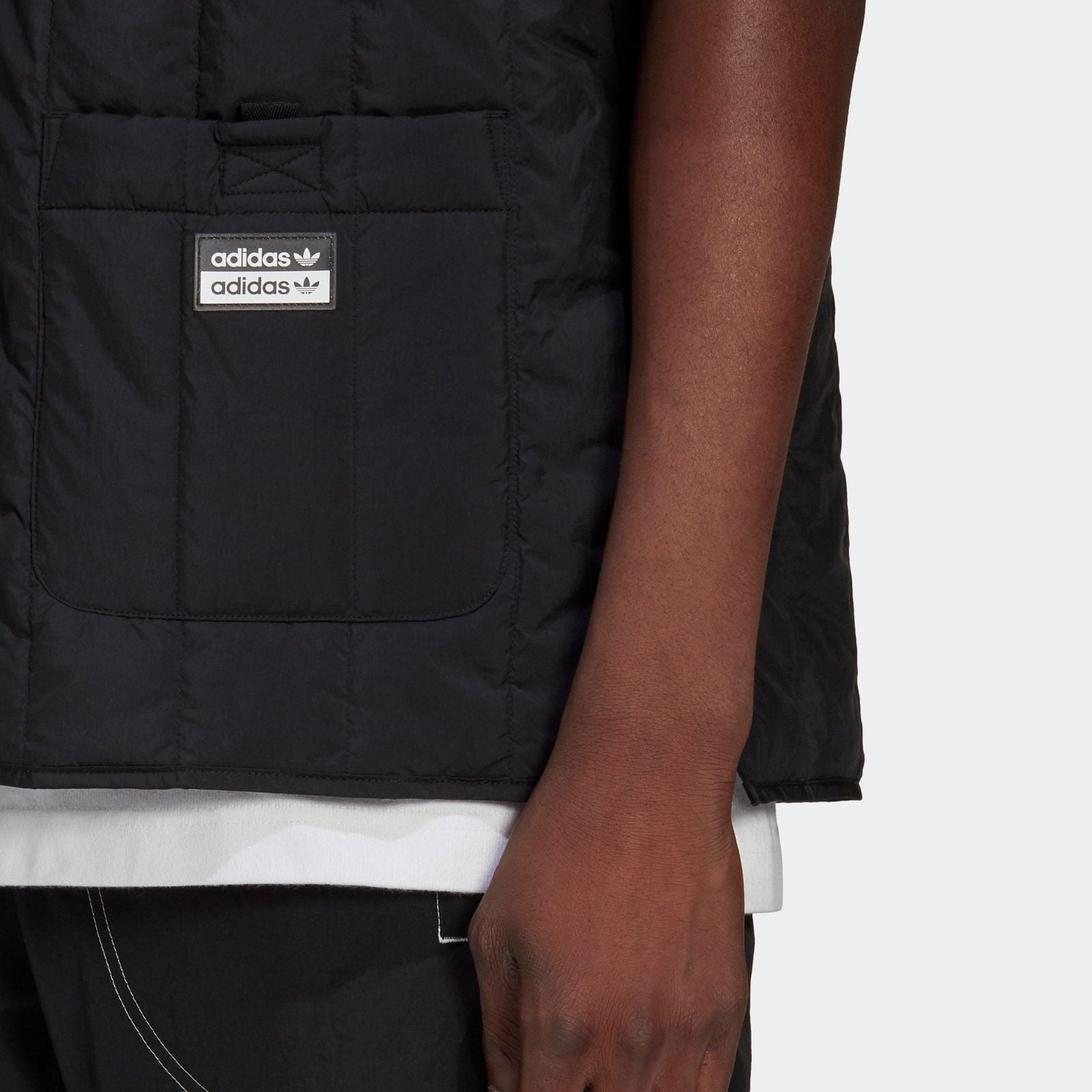 adidas Originals R.Y.V. Light Padded Utility Vest Gilet - Black - ViaductClothing -  -  