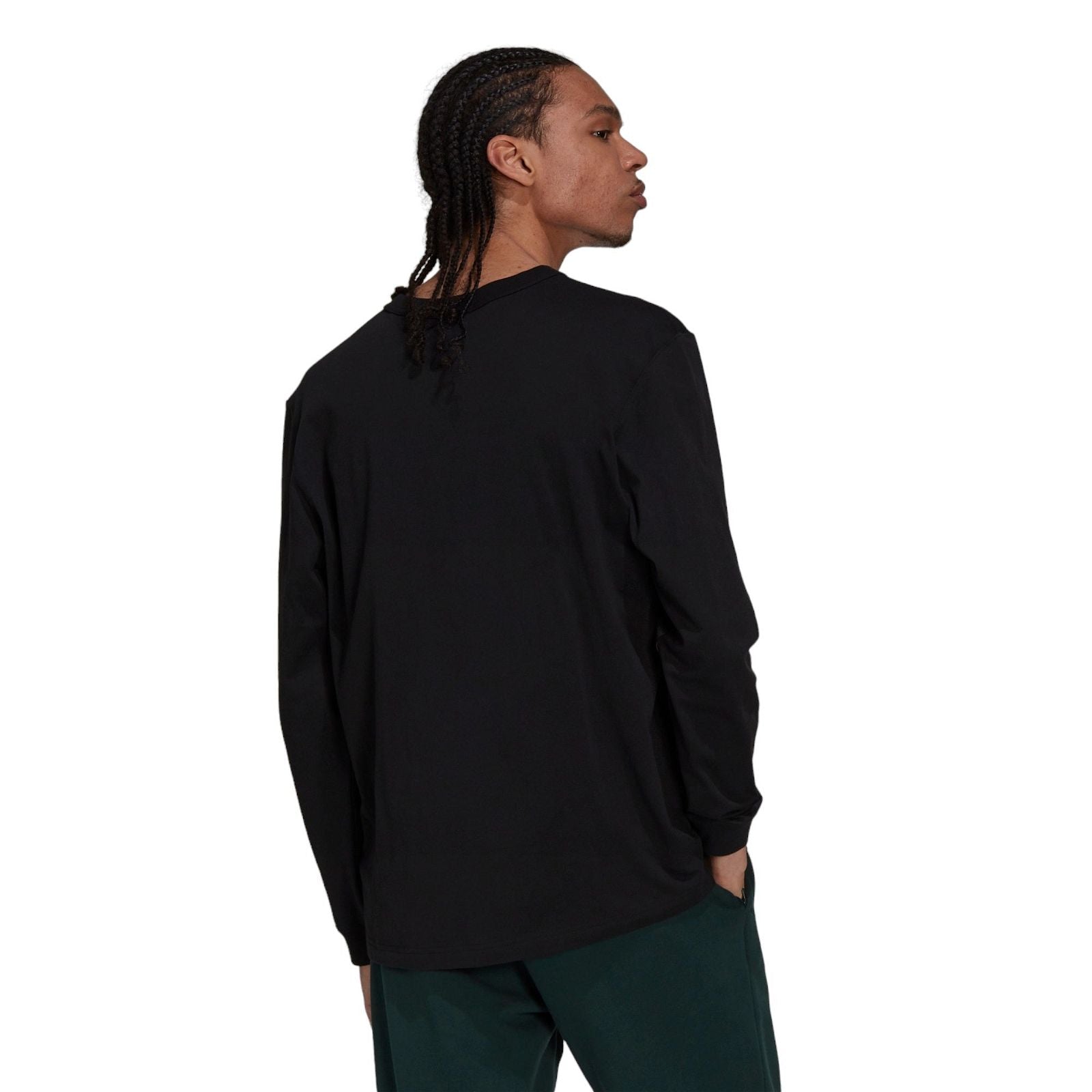 adidas Originals R.Y.V. Long Sleeve Logo T-Shirt - Black - ViaductClothing -  -  
