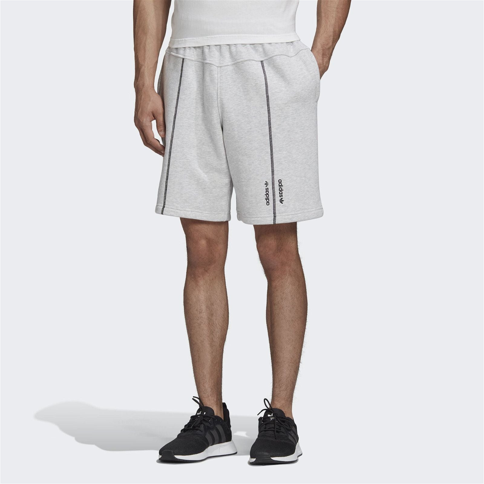adidas Originals R.Y.V. Sweat Shorts - Grey - ViaductClothing -  -  