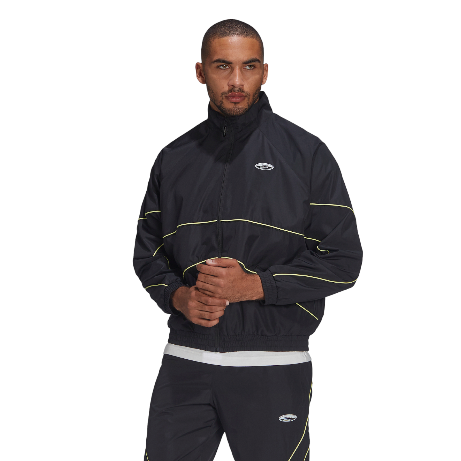 adidas Originals R.Y.V. Track Top - Black - ViaductClothing -  -  