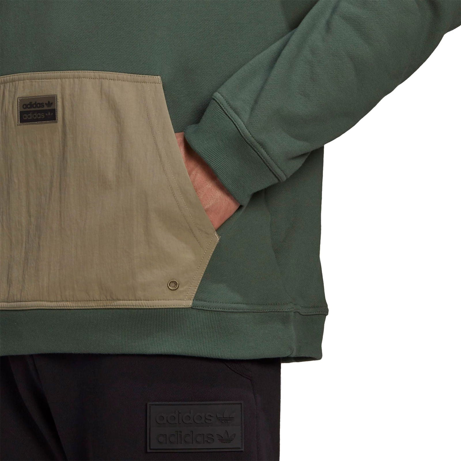 adidas Originals R.Y.V. Utility Hoodie - Green - ViaductClothing -  -  