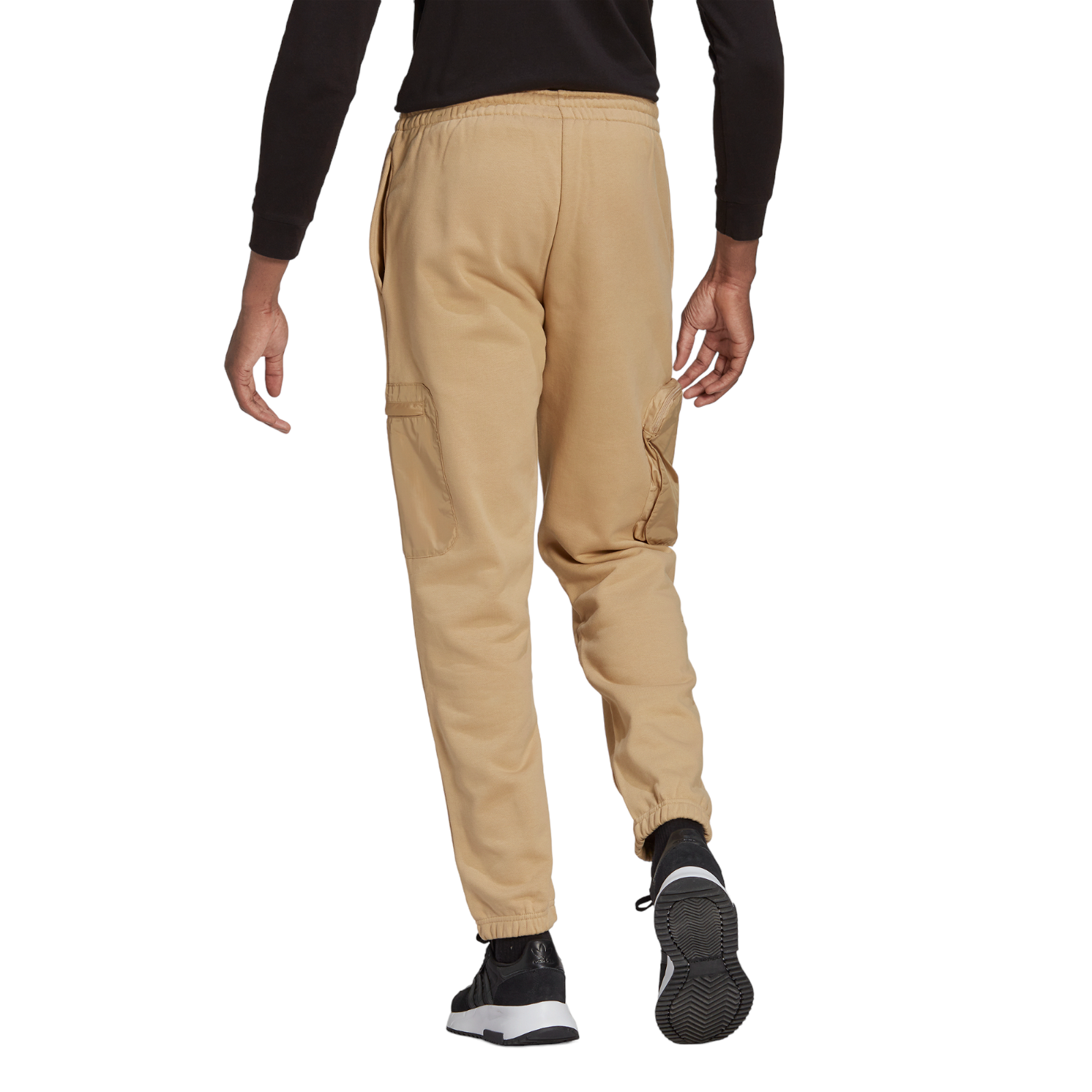 adidas Originals RYV Cuffed Cargo Sweat Pants - Beige - ViaductClothing -  -  