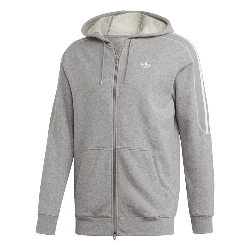 adidas Originals Radkin Full Zip Hoodie Grey ViaductClothing