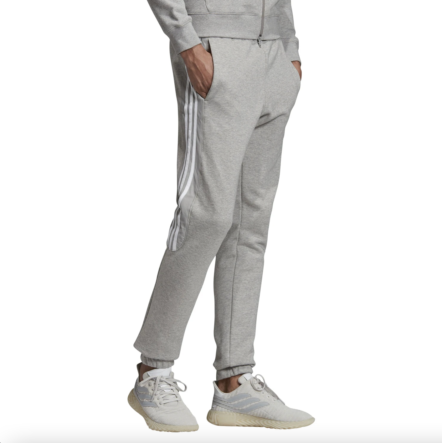 adidas Originals Radkin Track Sweat Pants - Grey - ViaductClothing -  -  