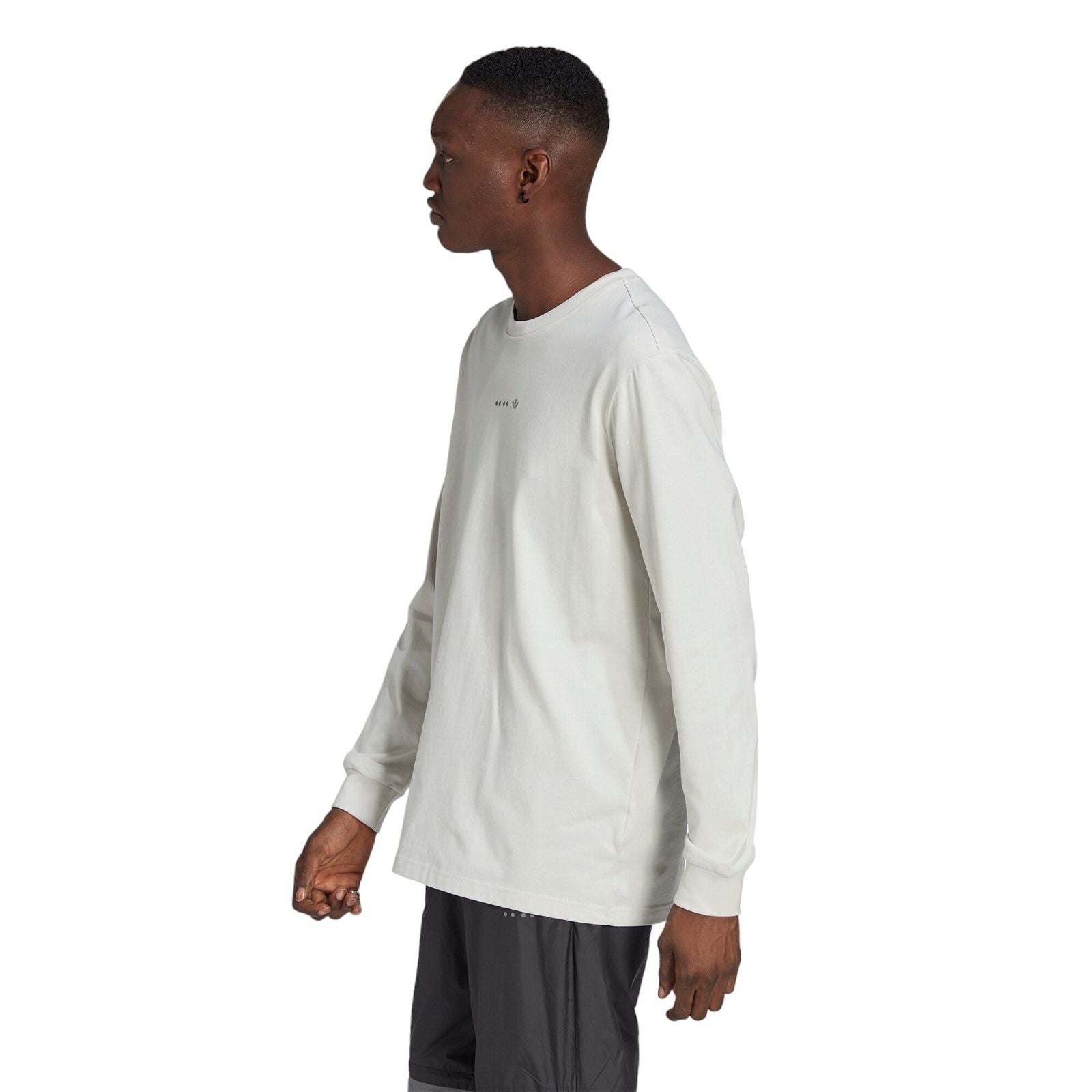 adidas Originals Reclaim Logo Long Sleeve T-Shirt - Orbit Grey - ViaductClothing -  -  