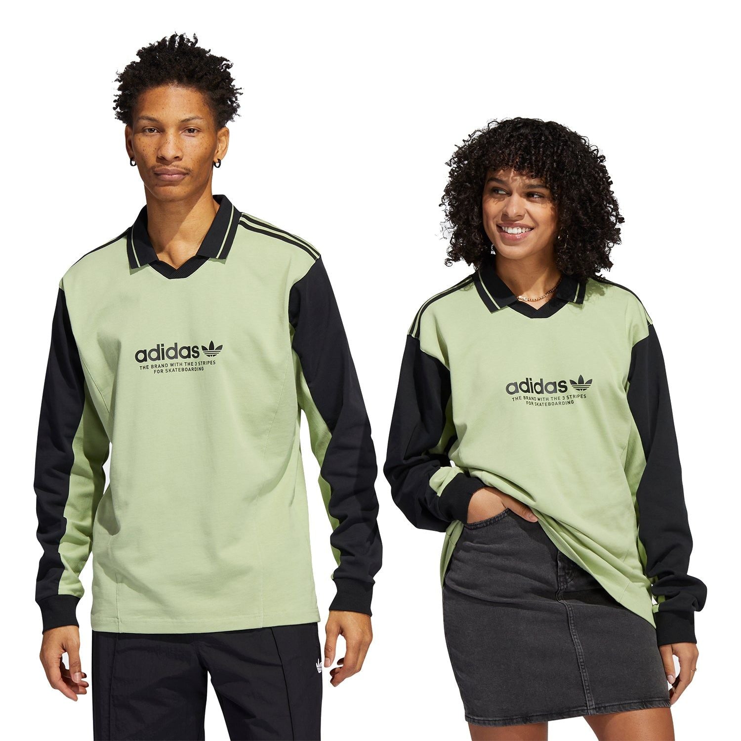 adidas Originals Retro Team Keeper Jersey Unisex - Magic Lime - ViaductClothing -  -  