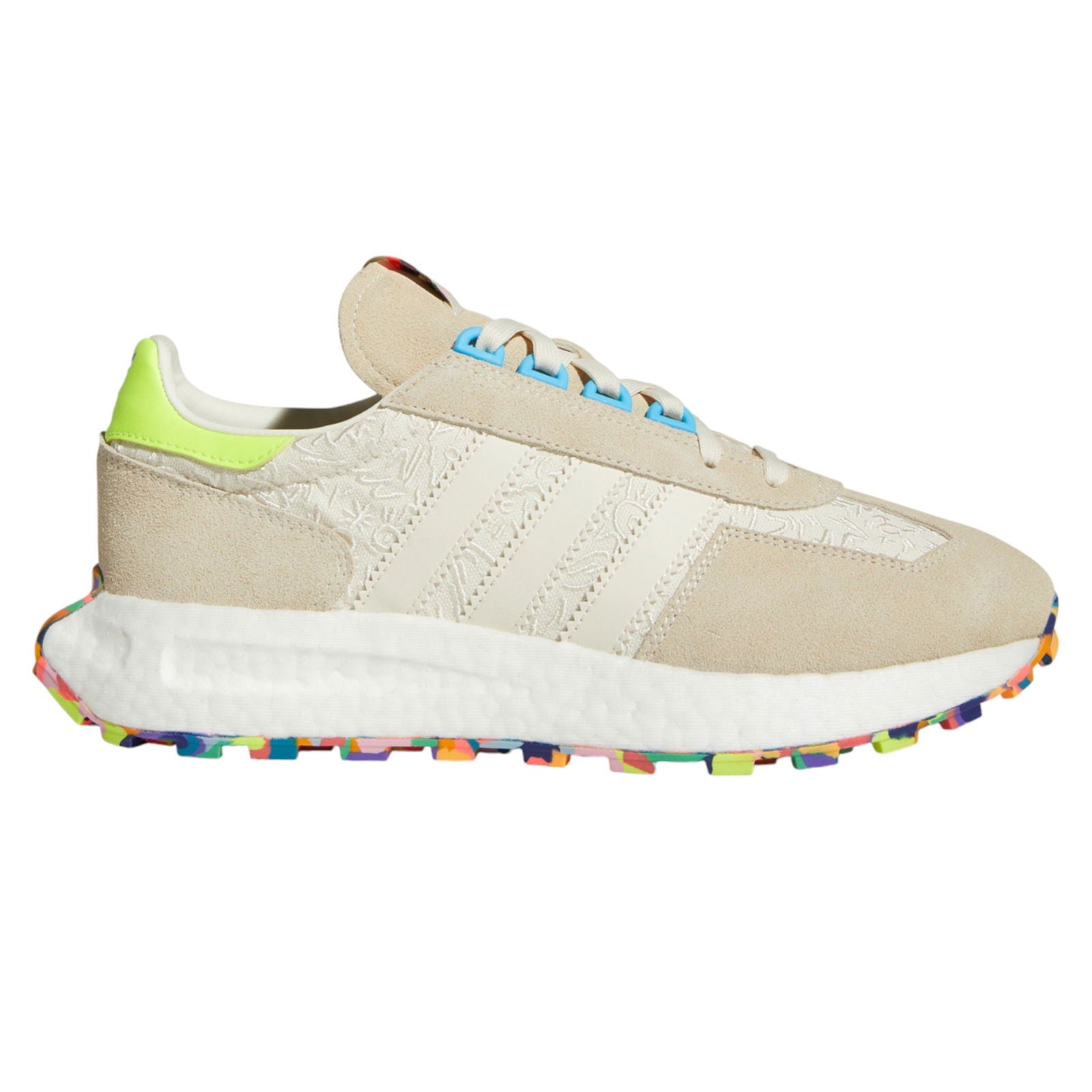 adidas Originals Retropy E5 Pride Shoes - Cream White Purple - ViaductClothing -  -  