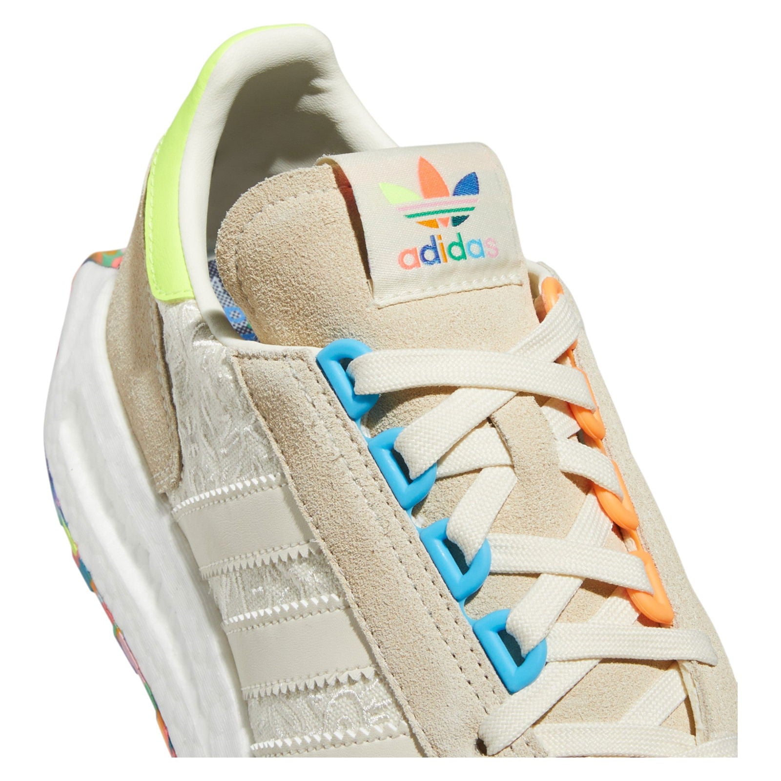 adidas Originals Retropy E5 Pride Shoes - Cream White Purple - ViaductClothing -  -  