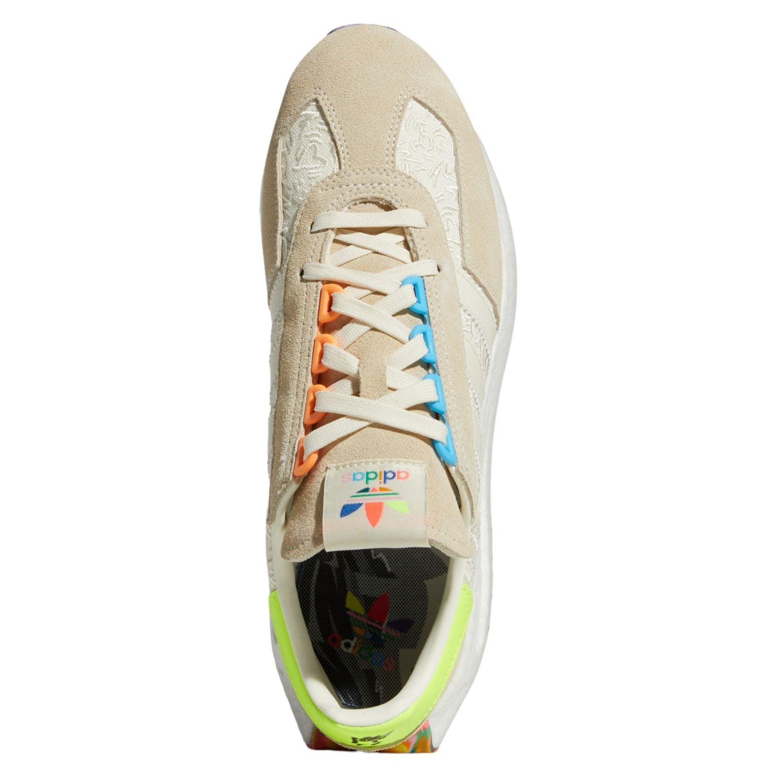 adidas Originals Retropy E5 Pride Shoes - Cream White Purple - ViaductClothing -  -  