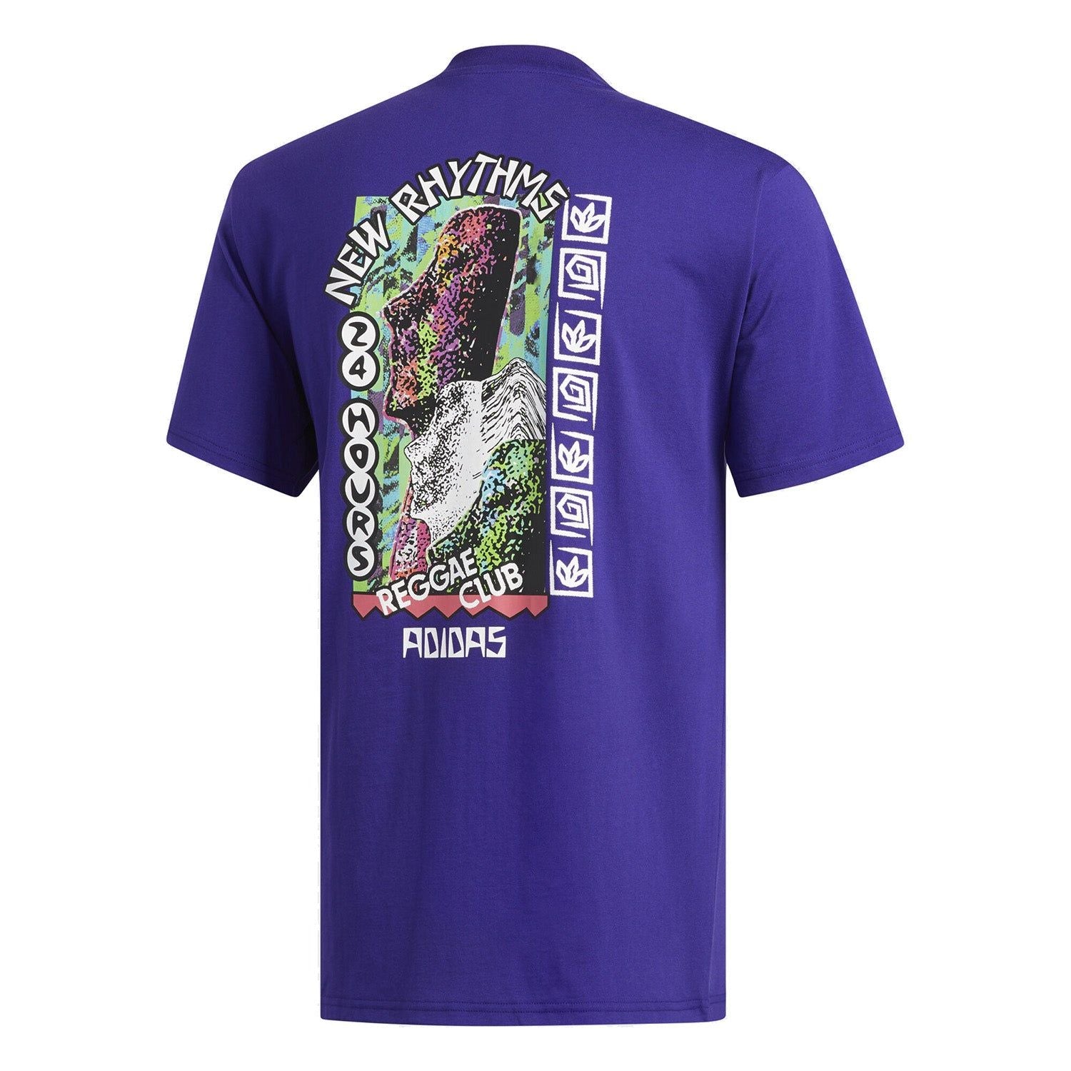 adidas Originals Rhythms Tee - Collegiate Purple - ViaductClothing -  -  