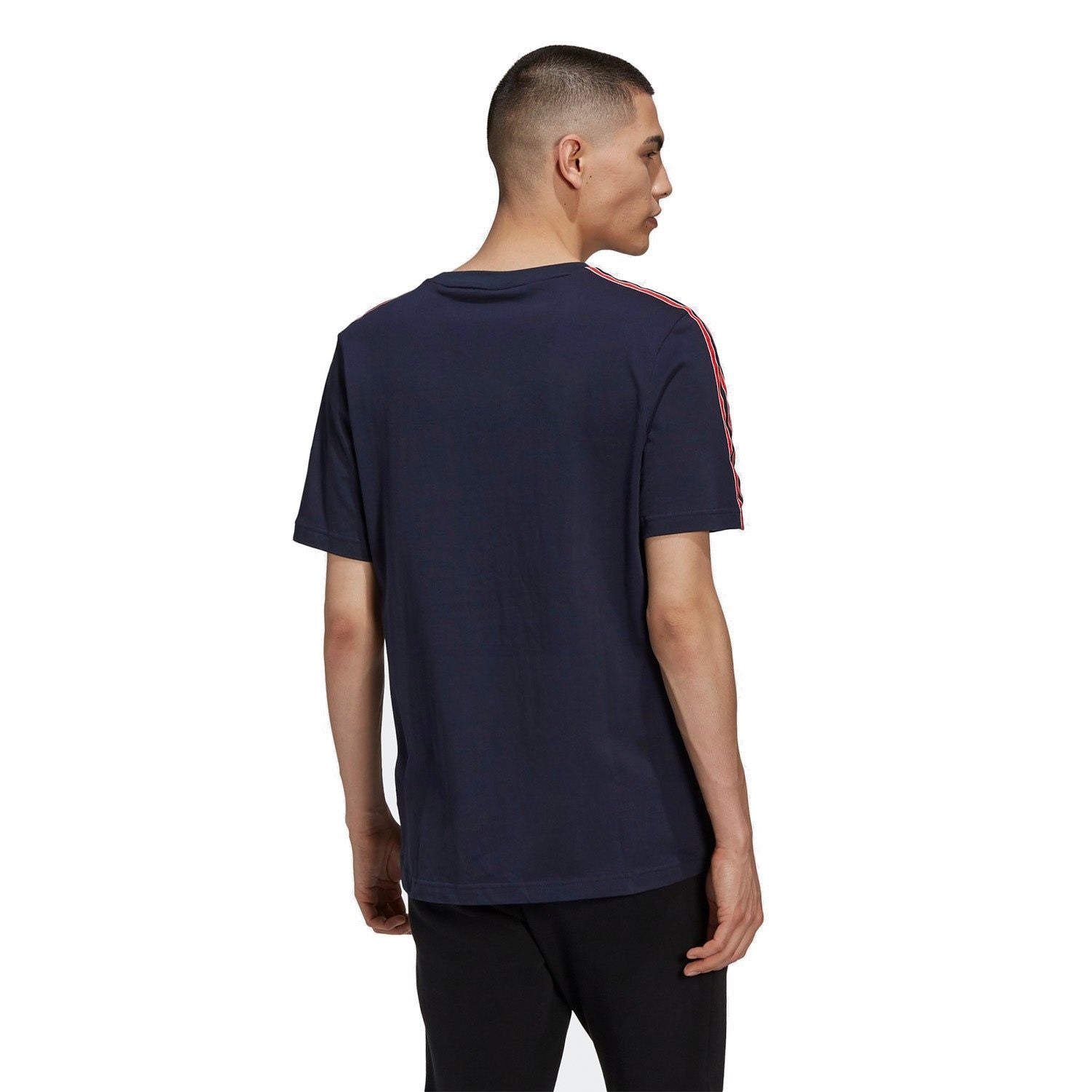 adidas Originals SPRT 3-Stripes Tee - Navy - ViaductClothing -  -  