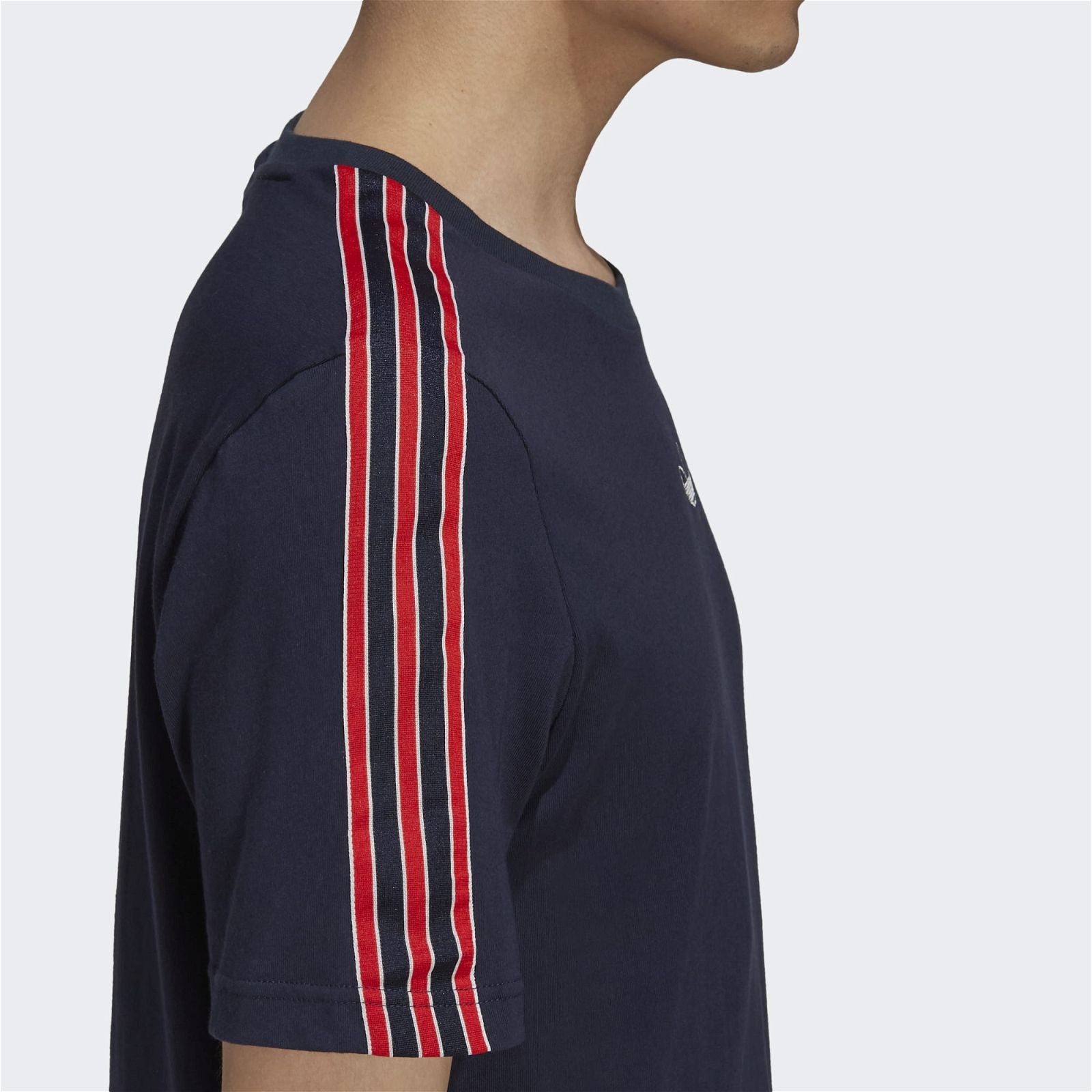 adidas Originals SPRT 3-Stripes Tee - Navy - ViaductClothing -  -  