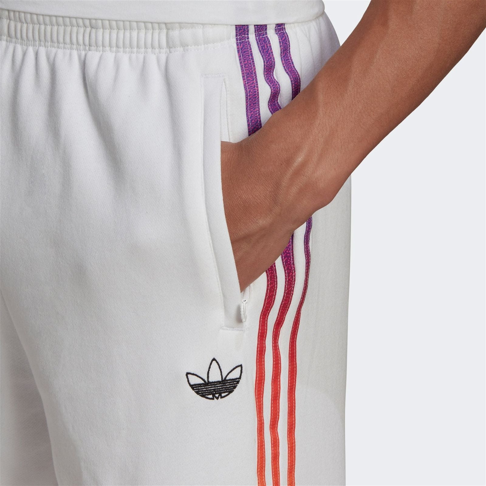 adidas Originals SPRT Foundation Sweat Shorts - White - ViaductClothing -  -  