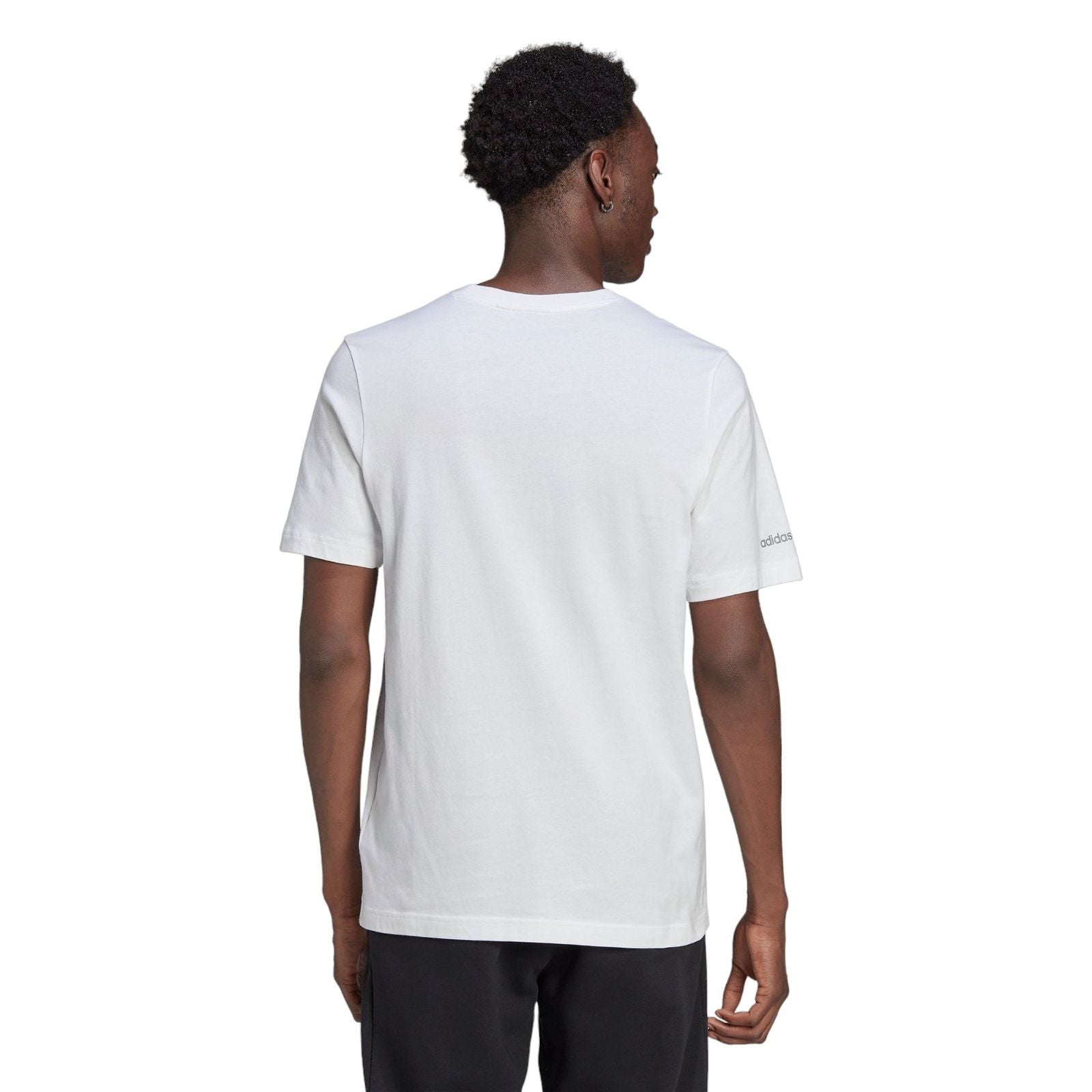 adidas Originals SPRT Outline Logo Tee - White - ViaductClothing -  -  