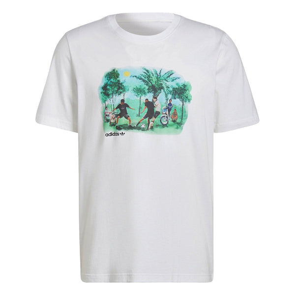adidas Originals SPRT Summer Tee - White - ViaductClothing -  -  
