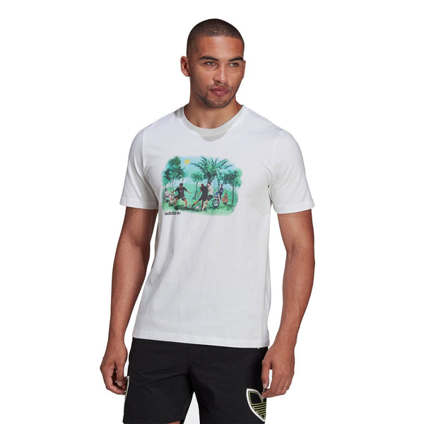 adidas Originals SPRT Summer Tee - White - ViaductClothing -  -  